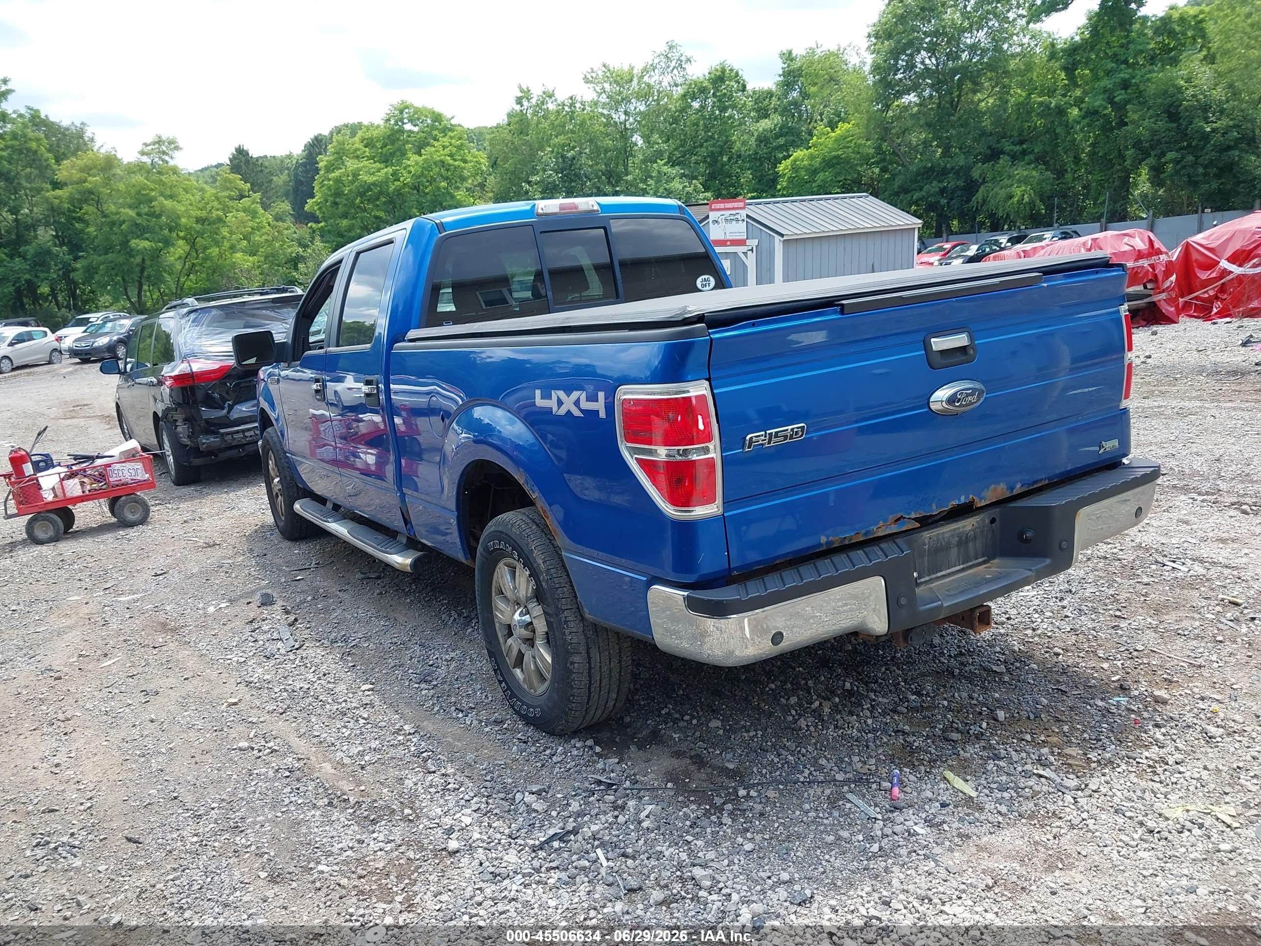 2010 Ford F-150 Fx4/lariat/xl/xlt Blue vin: 1FTFW1EV3AFC34473