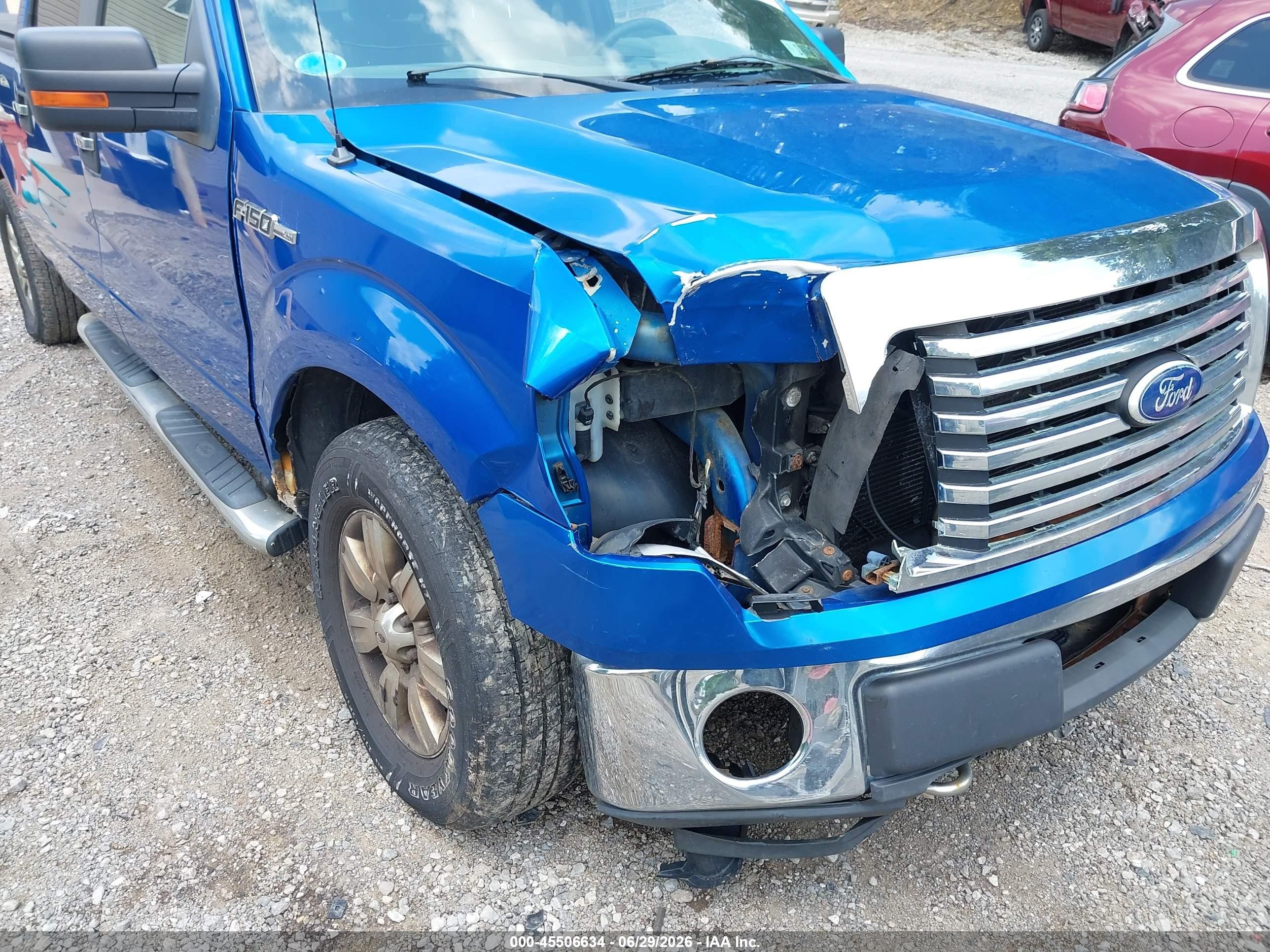 2010 Ford F-150 Fx4/lariat/xl/xlt Blue vin: 1FTFW1EV3AFC34473