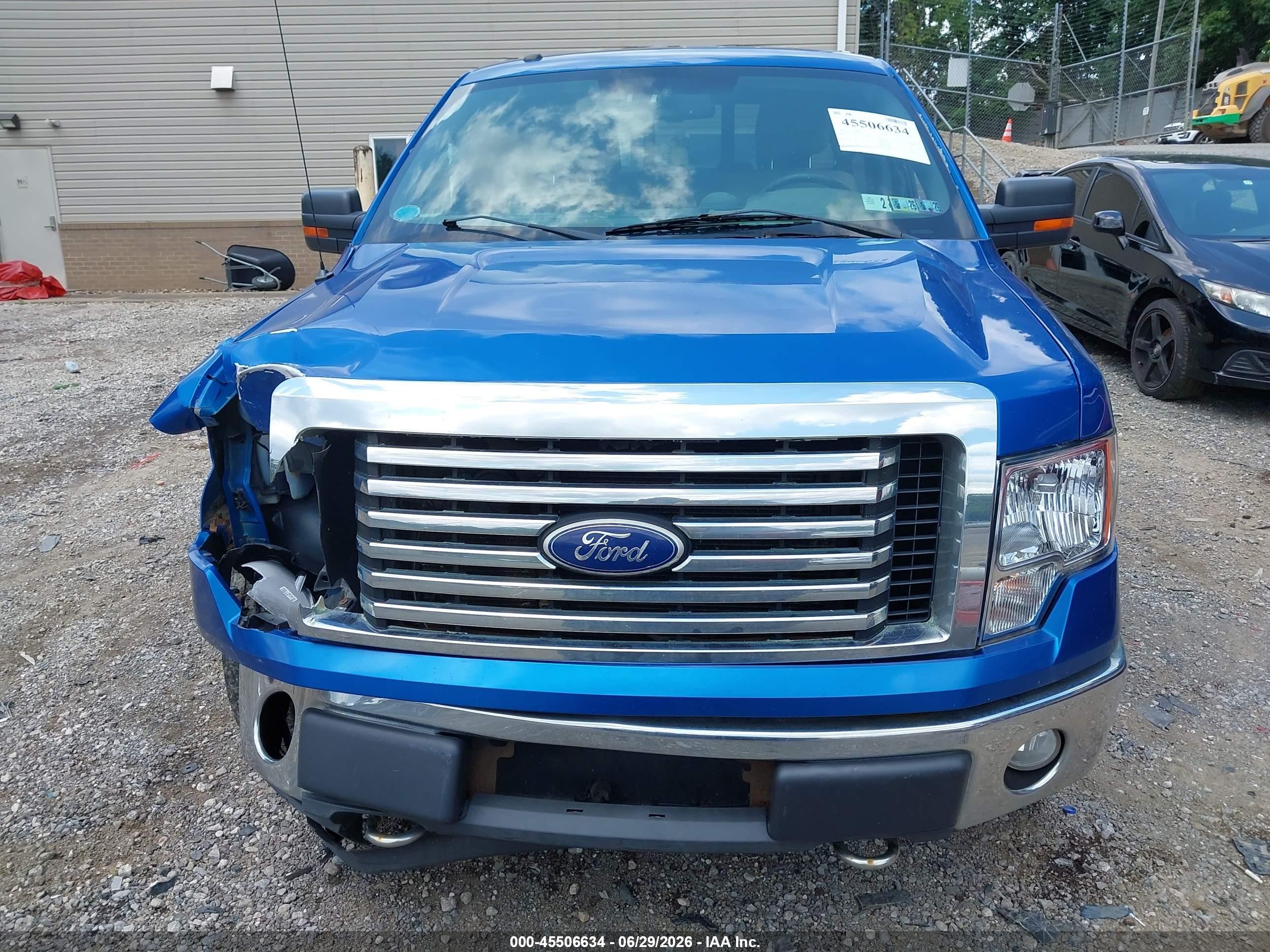 2010 Ford F-150 Fx4/lariat/xl/xlt Blue vin: 1FTFW1EV3AFC34473