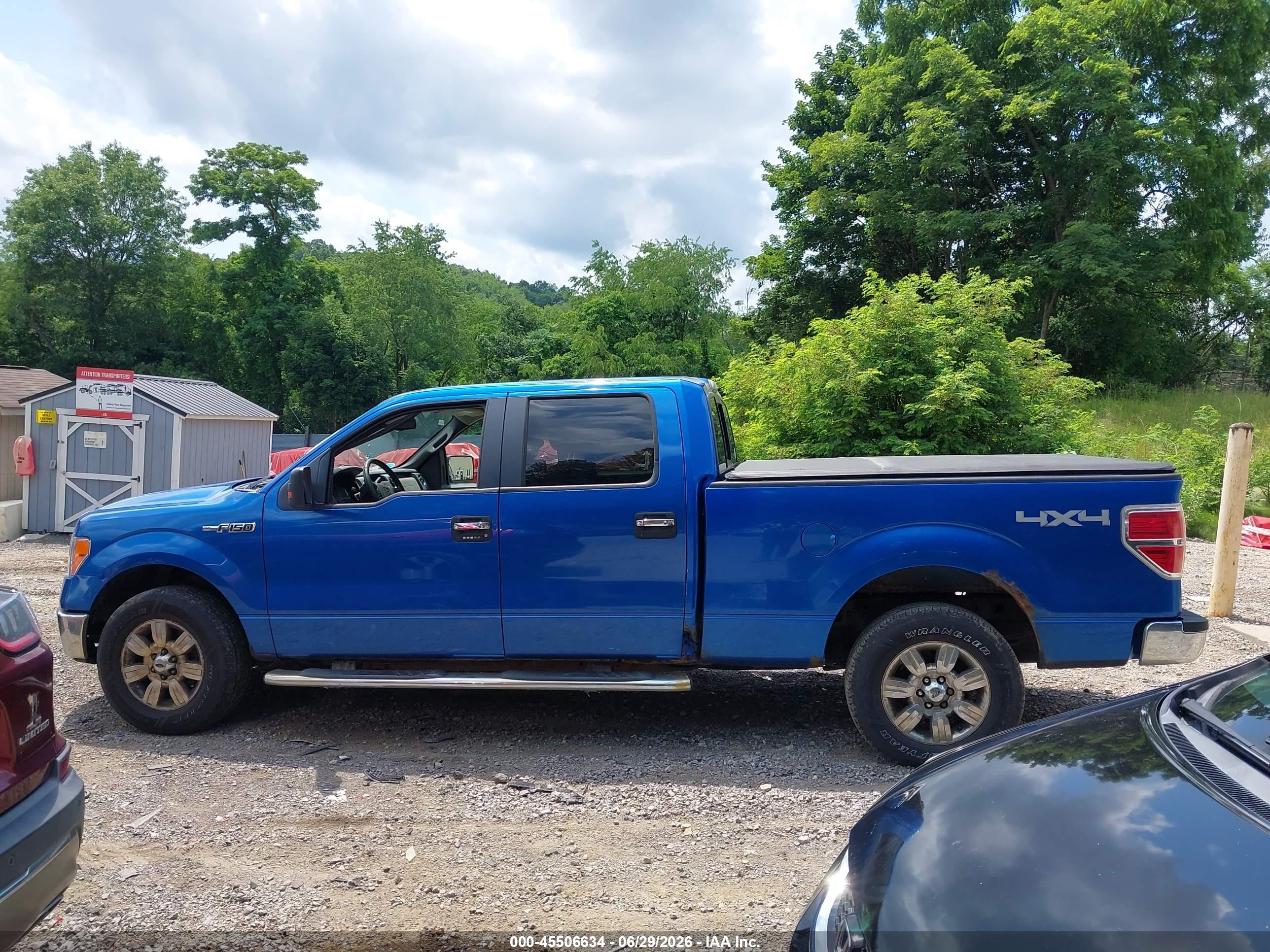 2010 Ford F-150 Fx4/lariat/xl/xlt Blue vin: 1FTFW1EV3AFC34473