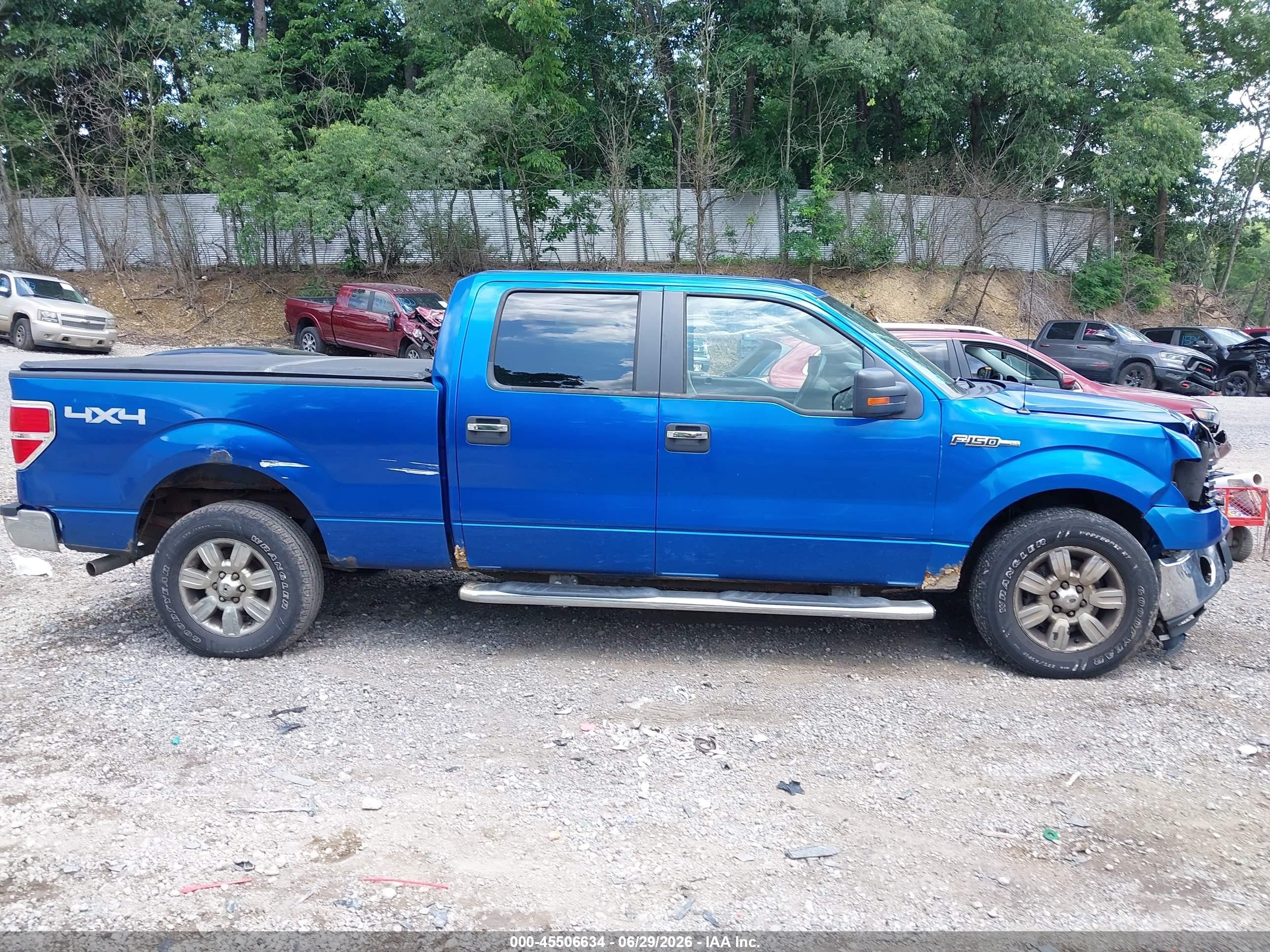 2010 Ford F-150 Fx4/lariat/xl/xlt Blue vin: 1FTFW1EV3AFC34473