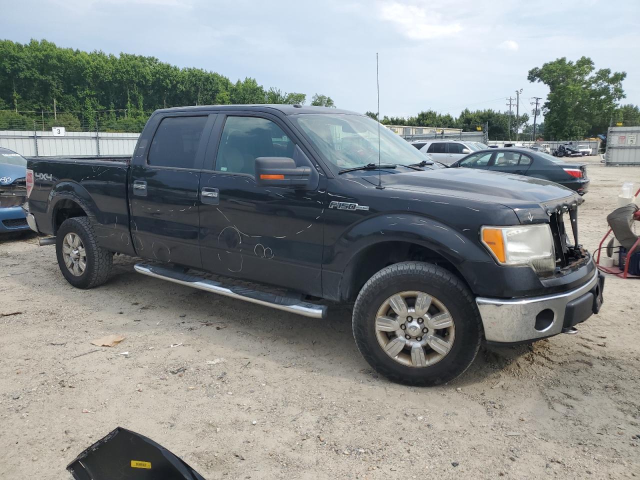 2010 Ford F150 Supercrew Black vin: 1FTFW1EV3AFC44338