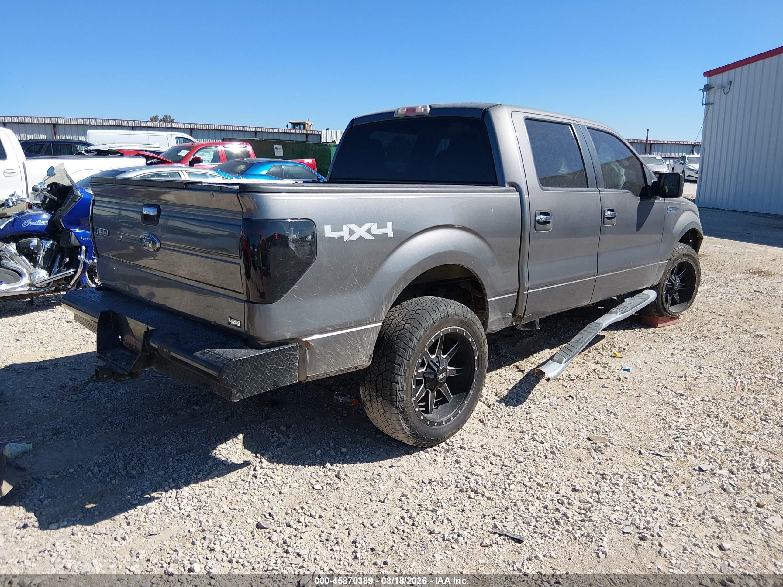 2010 Ford F-150 Fx4/harley-davidson/king Ranch/lariat/platinum/xl/xlt Gray vin: 1FTFW1EV3AFC64735