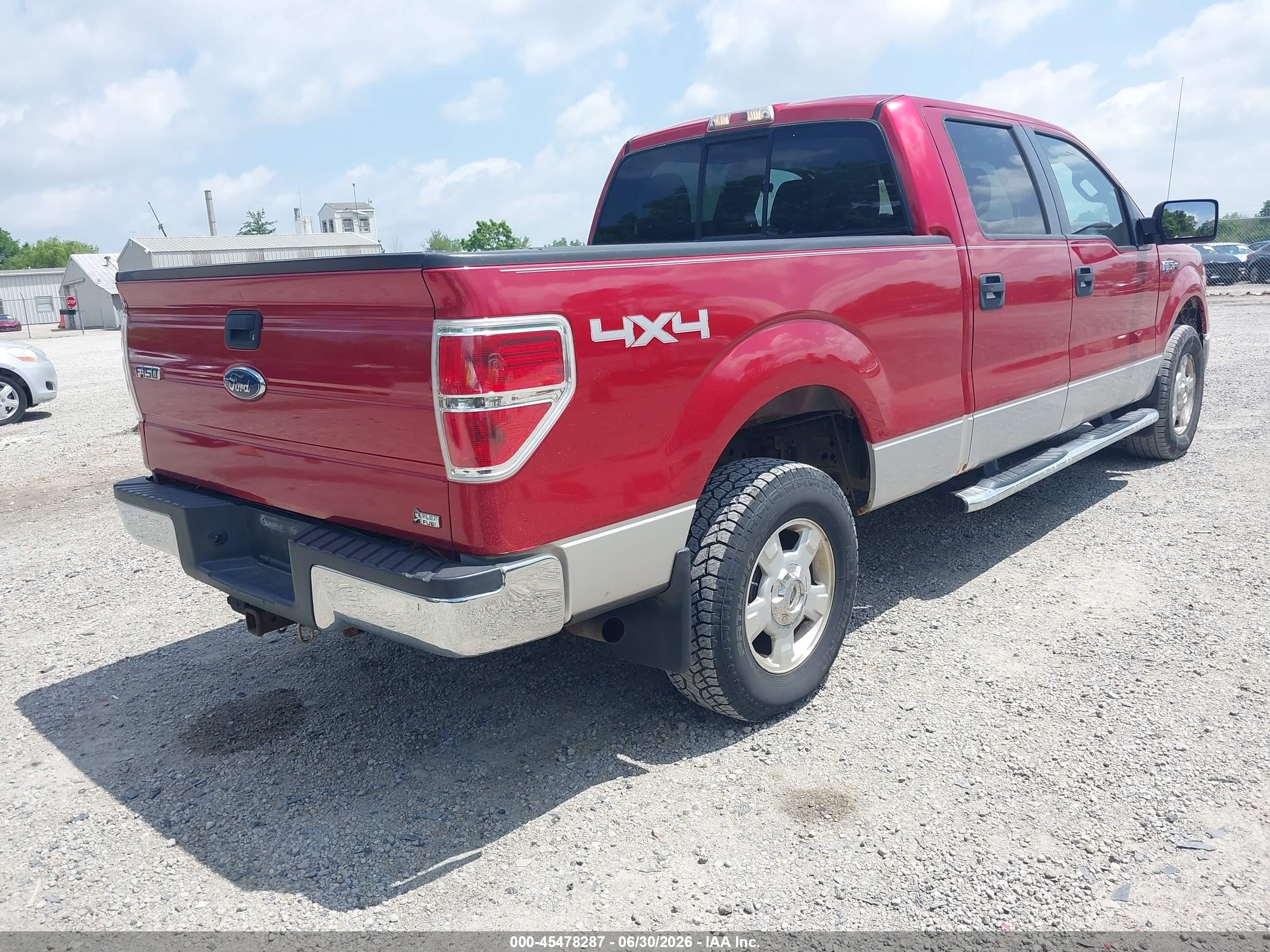 2010 Ford F-150 Fx4/harley-davidson/king Ranch/lariat/platinum/xl/xlt Red vin: 1FTFW1EV3AFC69630