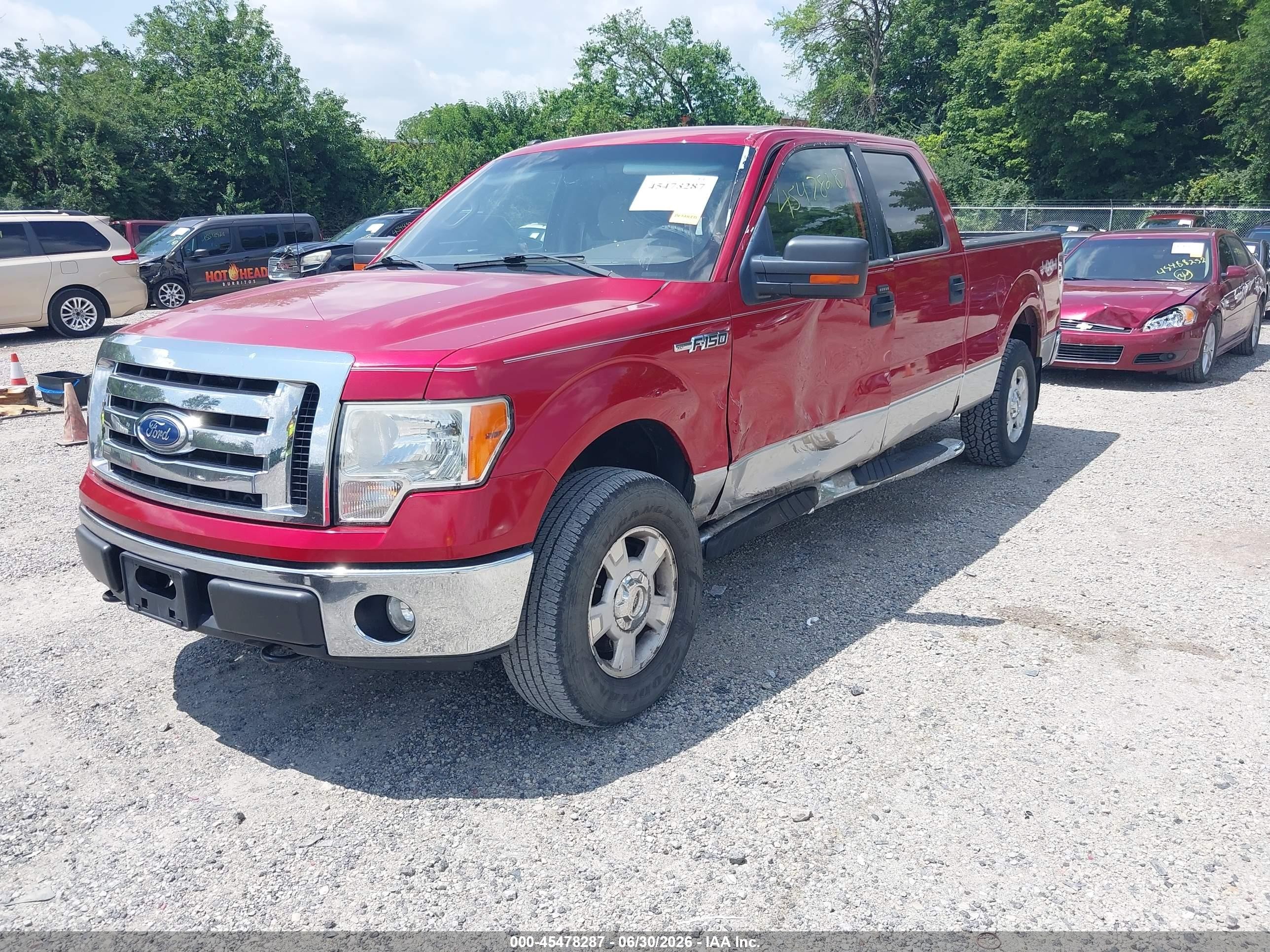 2010 Ford F-150 Fx4/harley-davidson/king Ranch/lariat/platinum/xl/xlt Red vin: 1FTFW1EV3AFC69630
