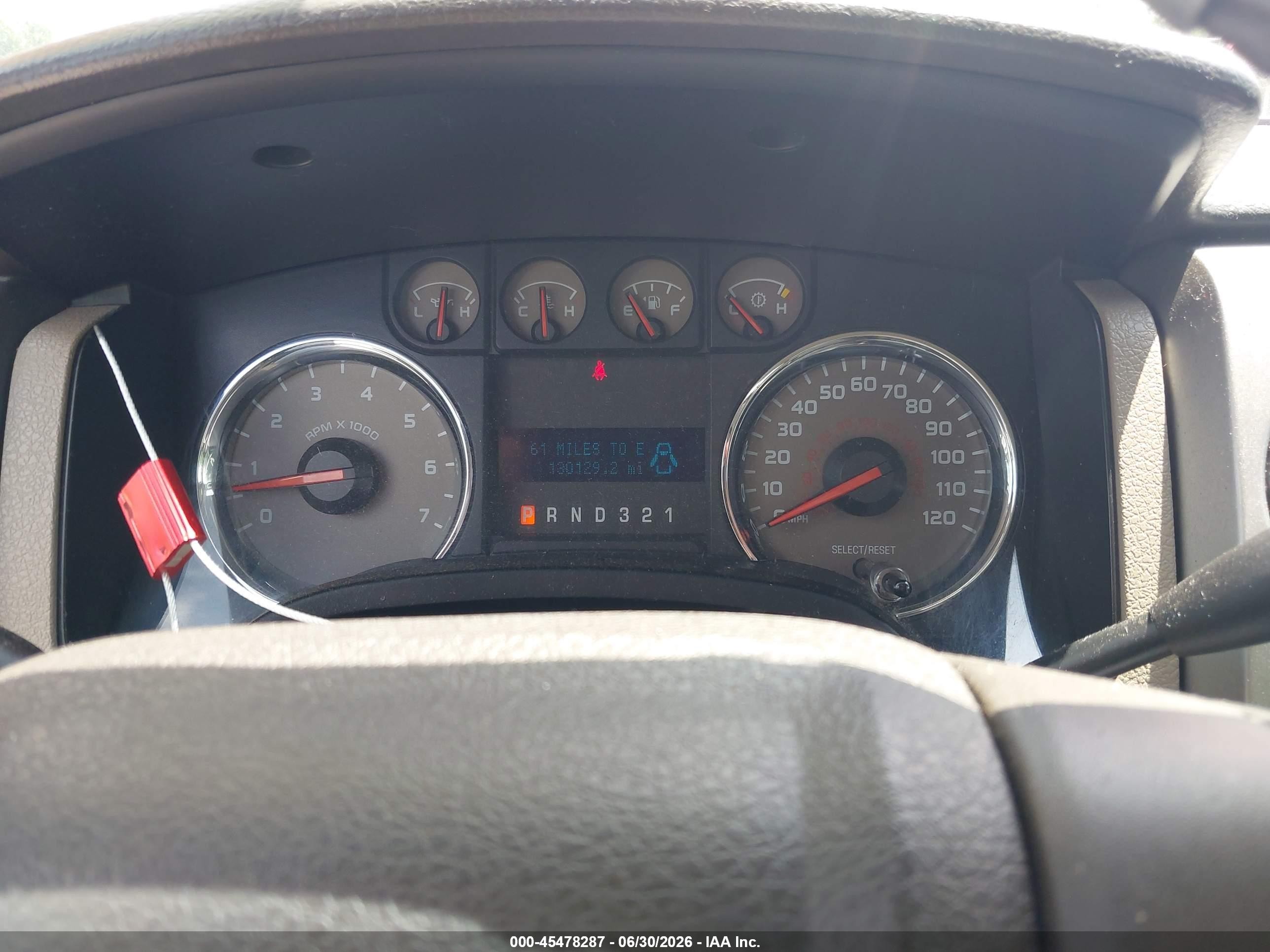 2010 Ford F-150 Fx4/harley-davidson/king Ranch/lariat/platinum/xl/xlt Red vin: 1FTFW1EV3AFC69630