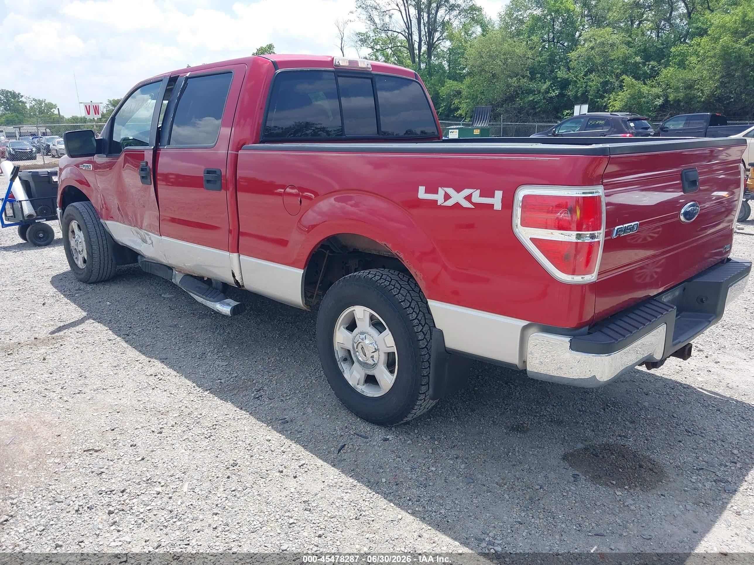 2010 Ford F-150 Fx4/harley-davidson/king Ranch/lariat/platinum/xl/xlt Red vin: 1FTFW1EV3AFC69630