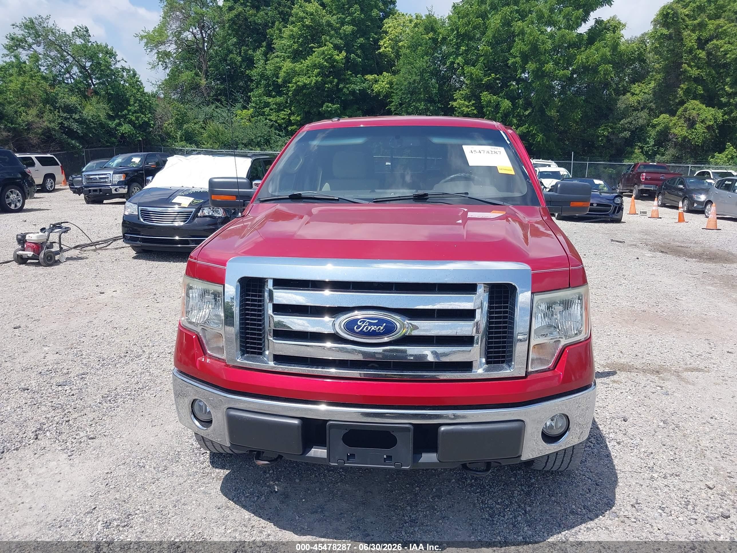 2010 Ford F-150 Fx4/harley-davidson/king Ranch/lariat/platinum/xl/xlt Red vin: 1FTFW1EV3AFC69630