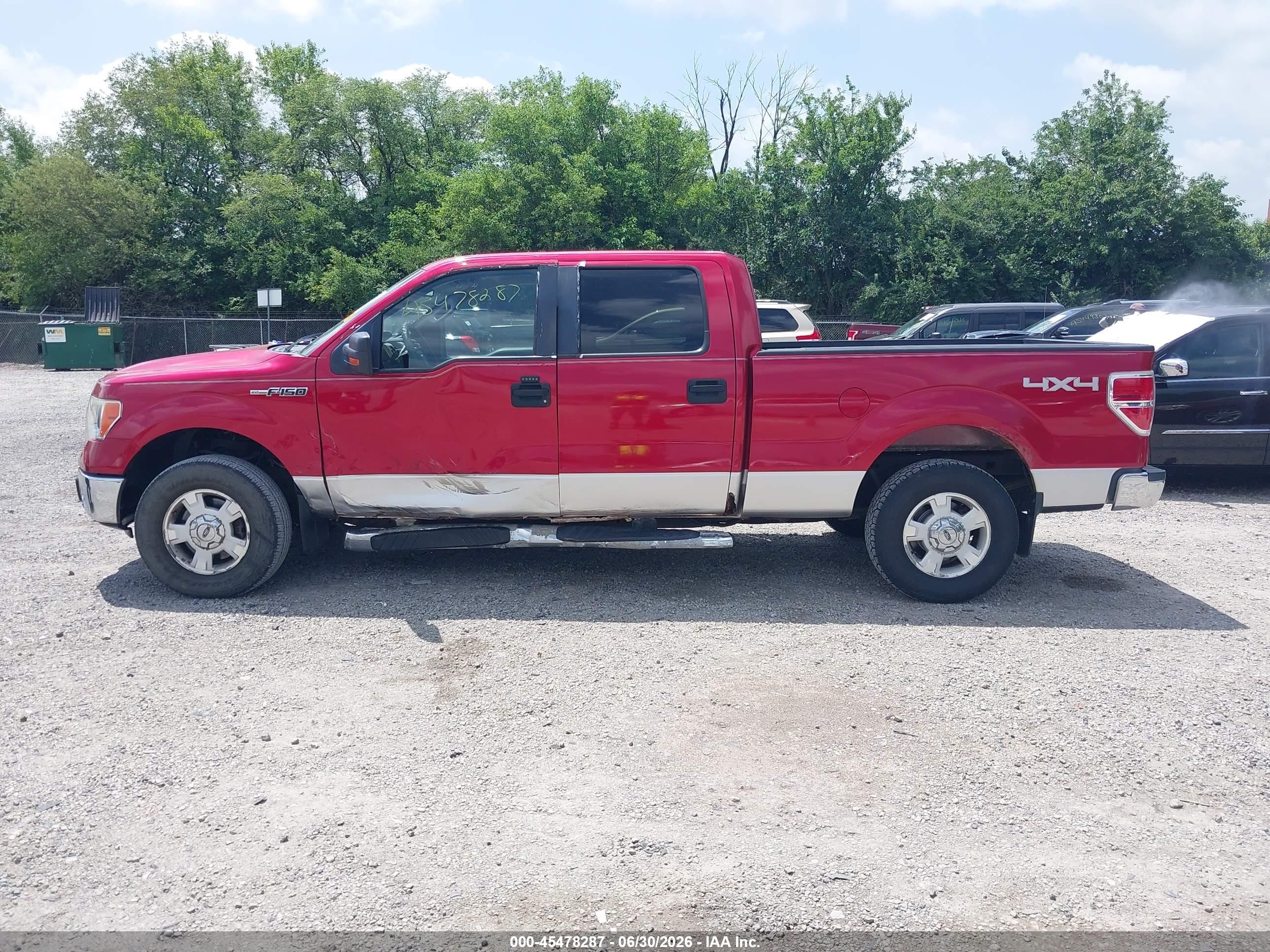 2010 Ford F-150 Fx4/harley-davidson/king Ranch/lariat/platinum/xl/xlt Red vin: 1FTFW1EV3AFC69630