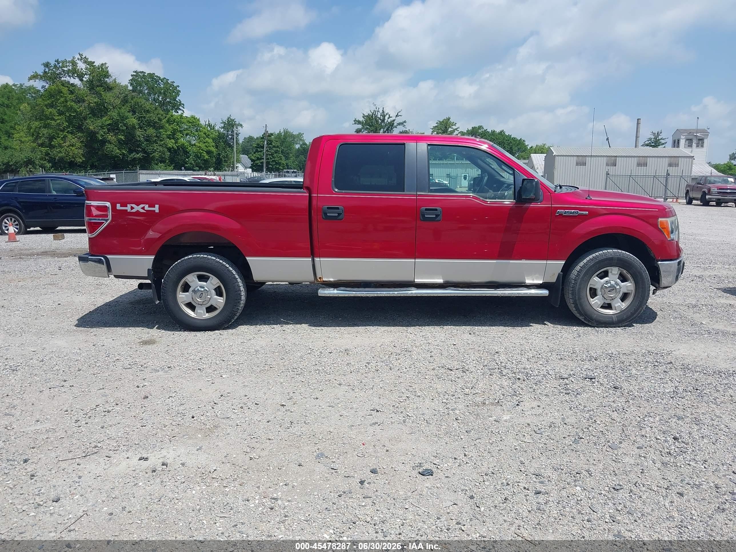 2010 Ford F-150 Fx4/harley-davidson/king Ranch/lariat/platinum/xl/xlt Red vin: 1FTFW1EV3AFC69630