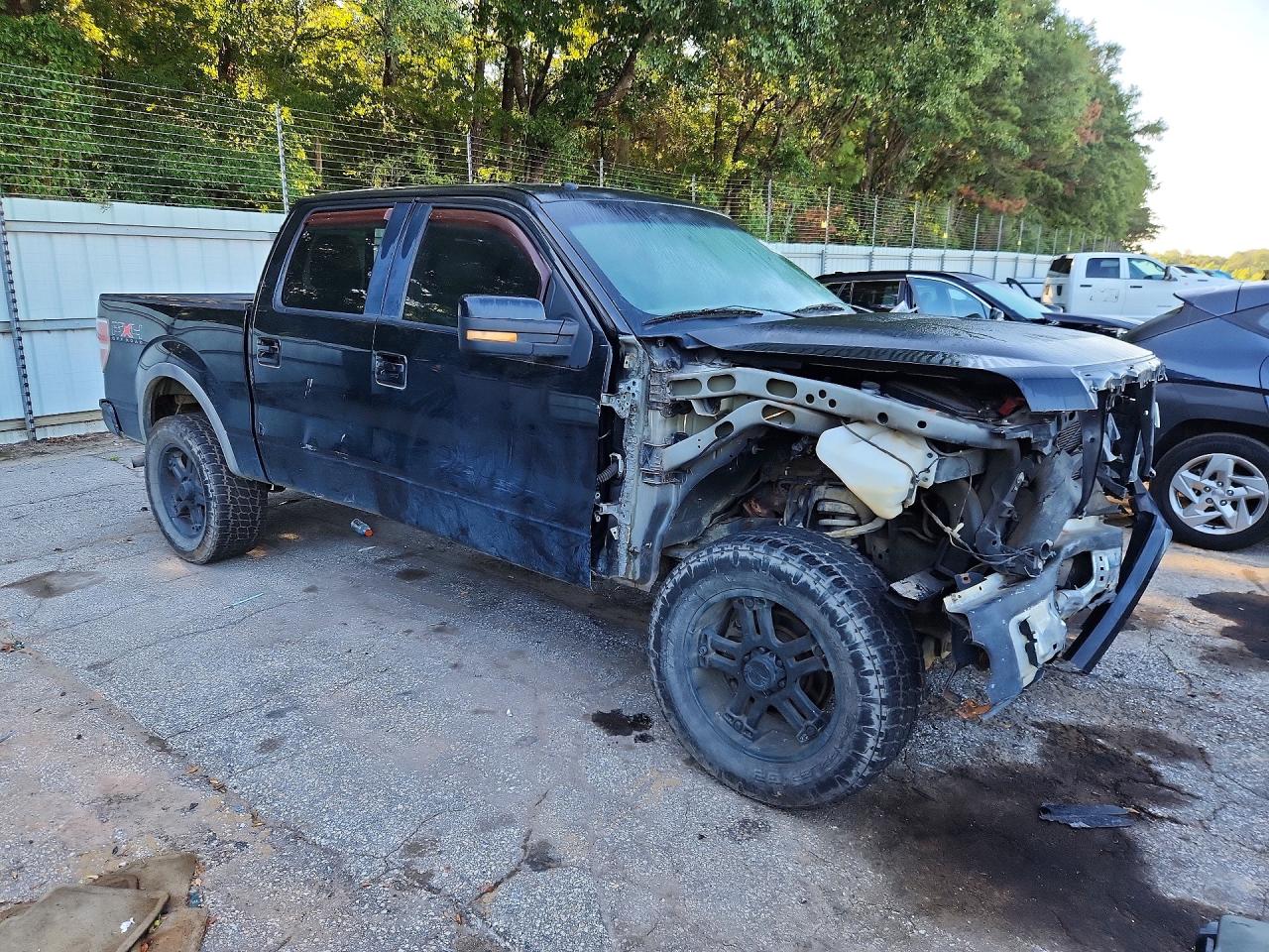 2010 Ford F150 Supercrew Black vin: 1FTFW1EV3AFD08667