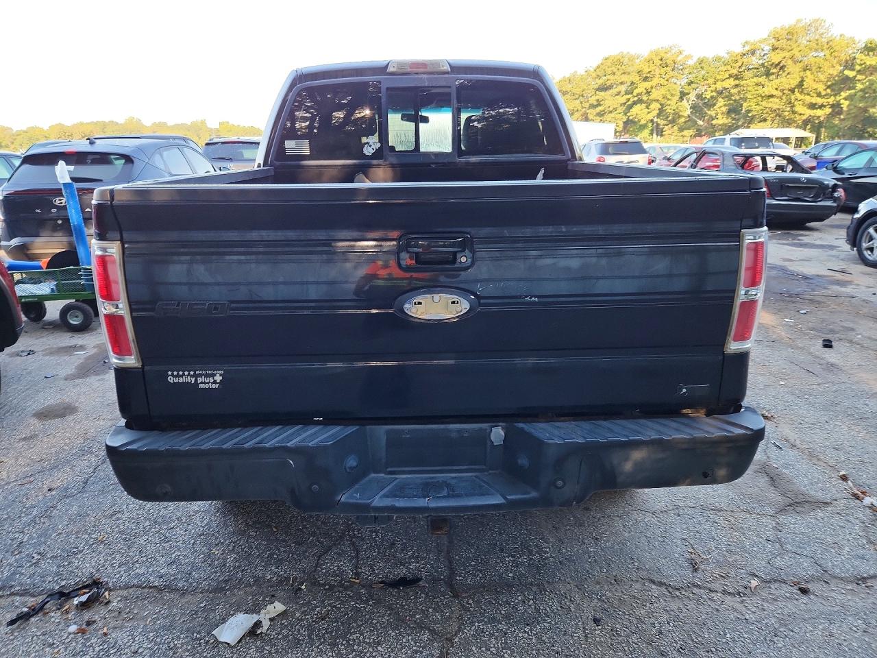 2010 Ford F150 Supercrew Black vin: 1FTFW1EV3AFD08667