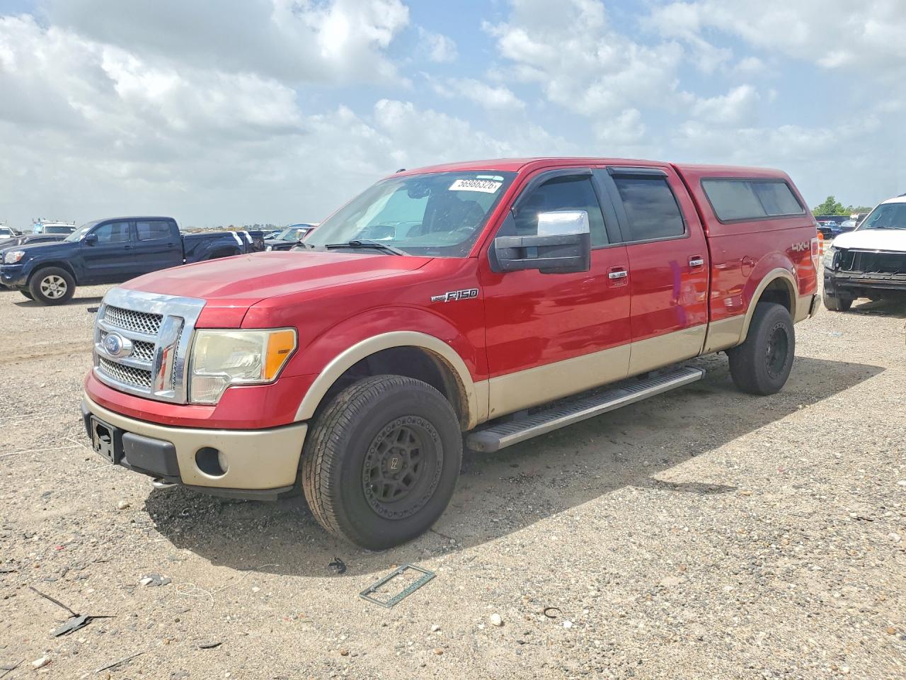 2010 Ford F150 Supercrew Red vin: 1FTFW1EV3AFD43256