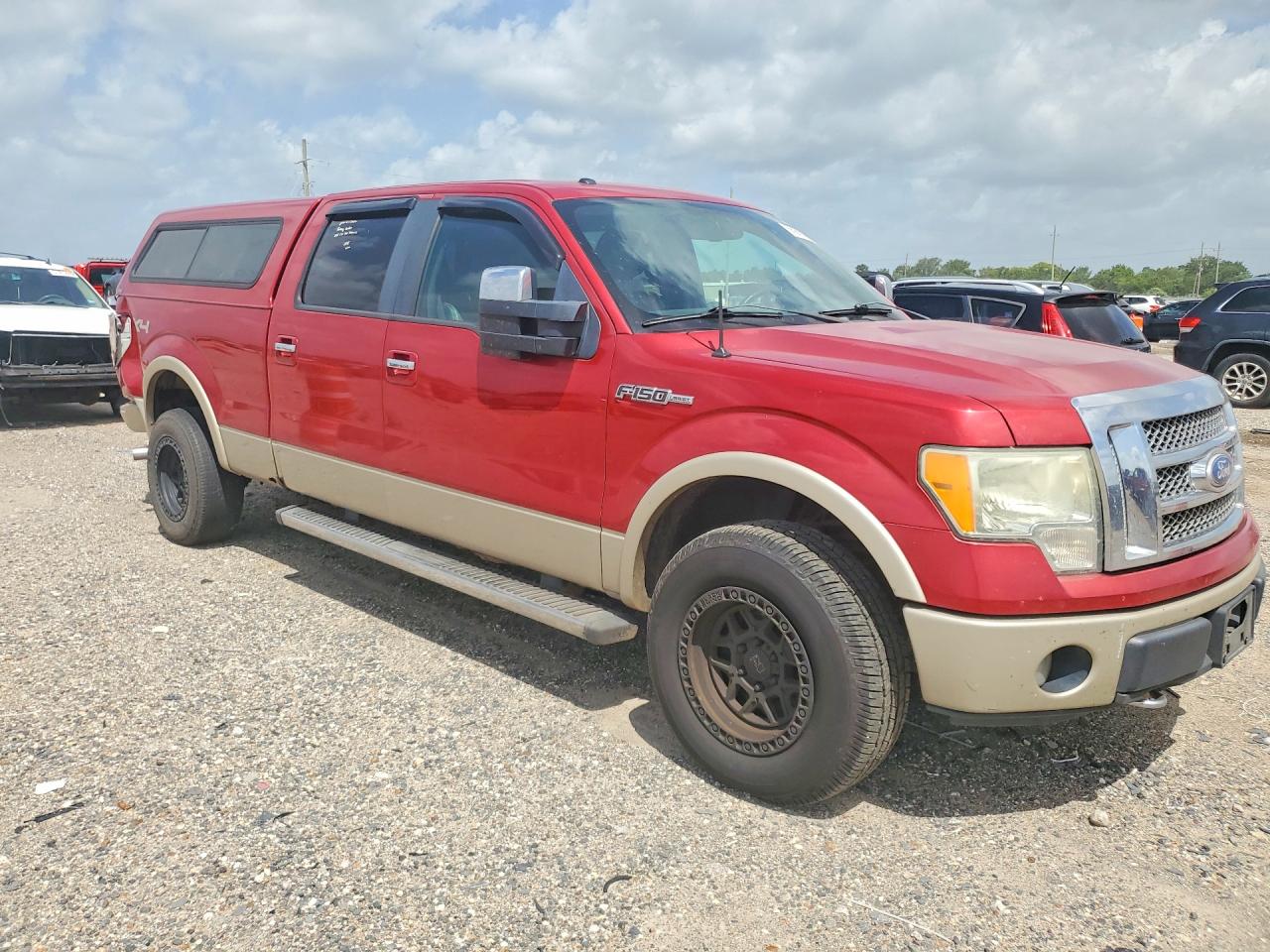 2010 Ford F150 Supercrew Red vin: 1FTFW1EV3AFD43256