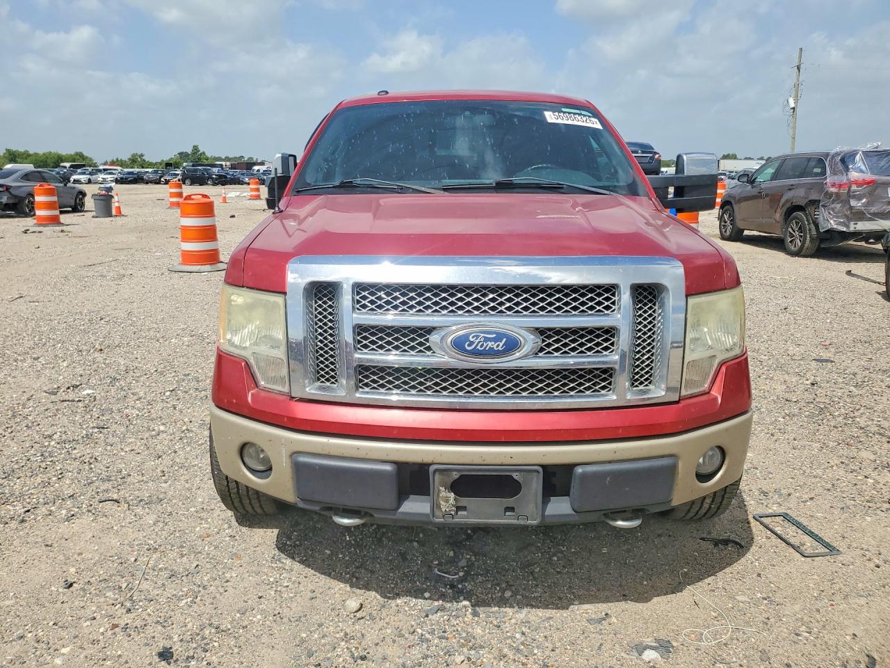 2010 Ford F150 Supercrew Red vin: 1FTFW1EV3AFD43256