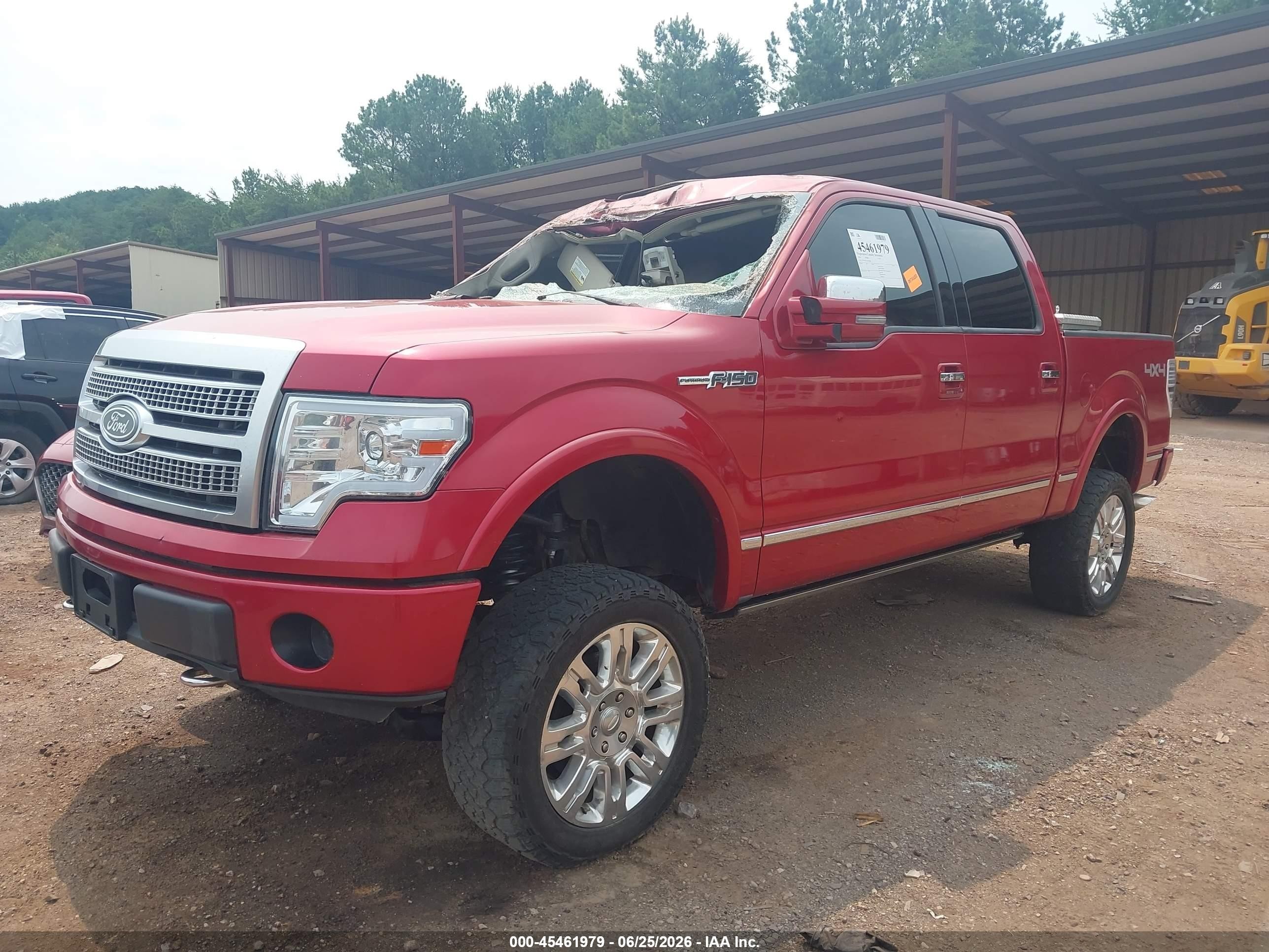 2010 Ford F-150 Fx4/harley-davidson/king Ranch/lariat/platinum/xl/xlt Red vin: 1FTFW1EV3AFD50868