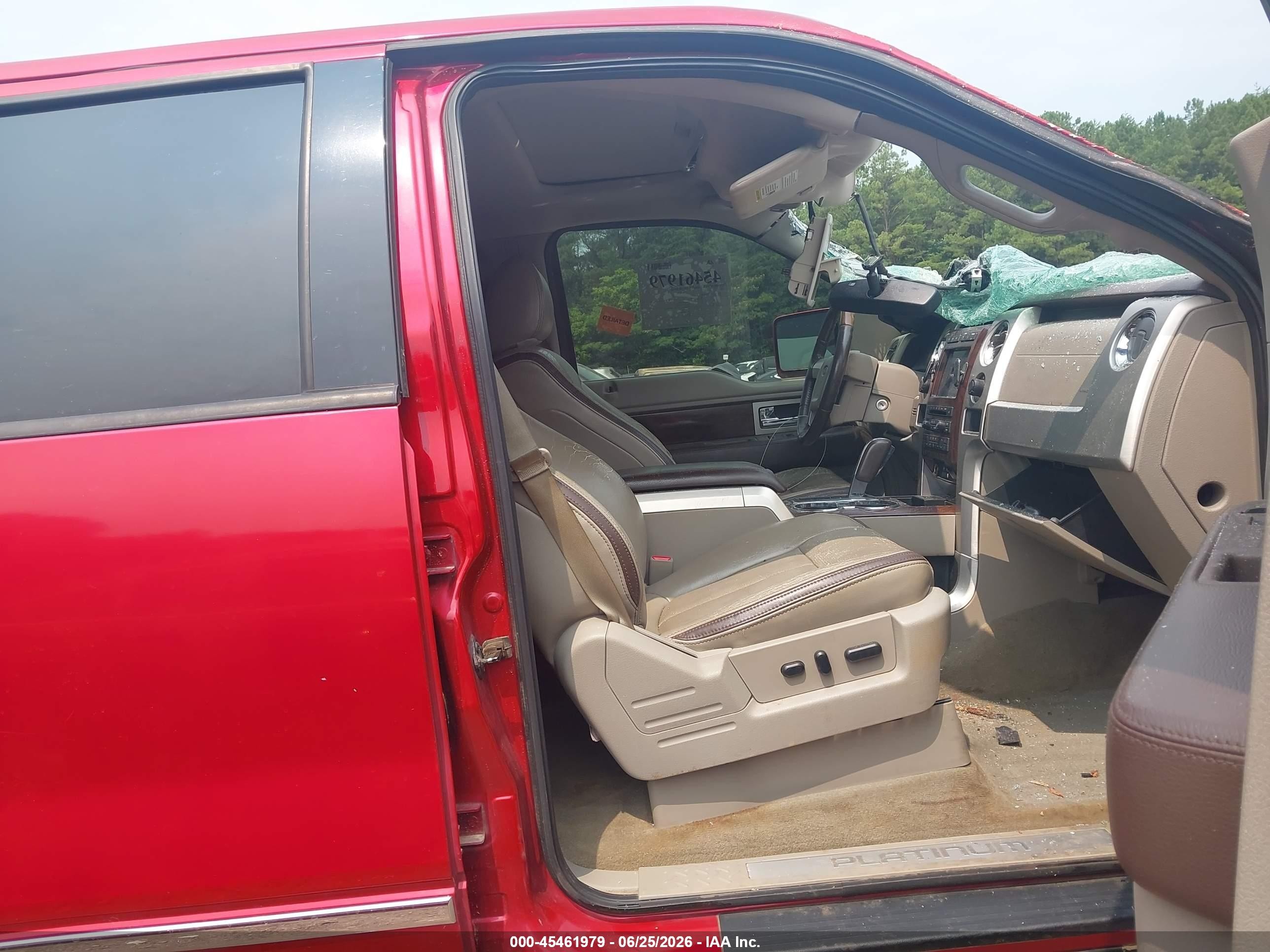 2010 Ford F-150 Fx4/harley-davidson/king Ranch/lariat/platinum/xl/xlt Red vin: 1FTFW1EV3AFD50868