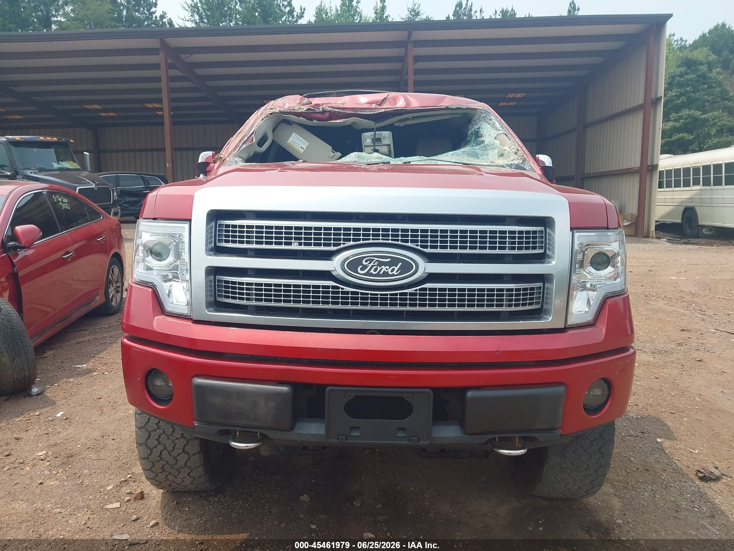 2010 Ford F-150 Fx4/harley-davidson/king Ranch/lariat/platinum/xl/xlt Red vin: 1FTFW1EV3AFD50868