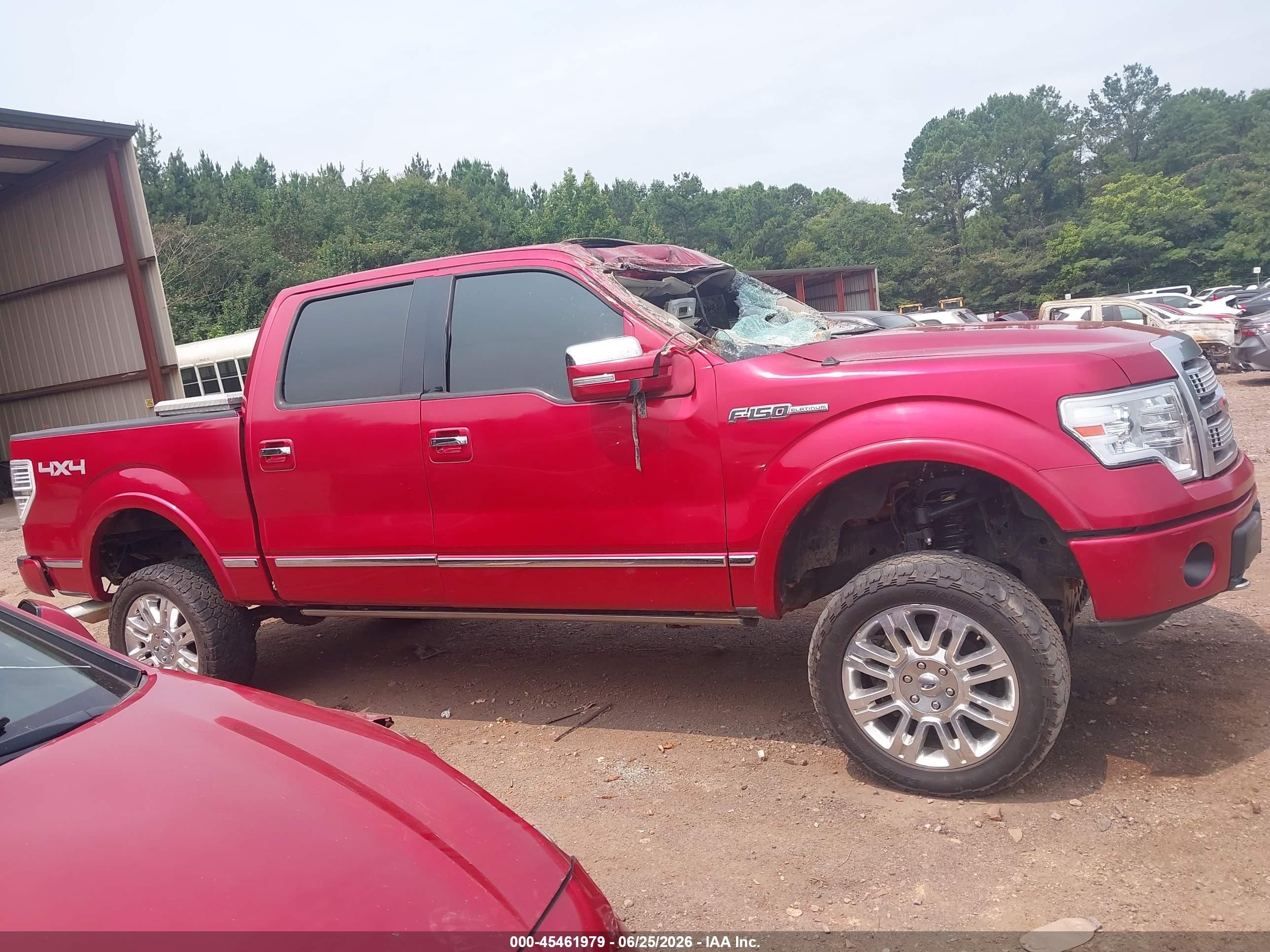 2010 Ford F-150 Fx4/harley-davidson/king Ranch/lariat/platinum/xl/xlt Red vin: 1FTFW1EV3AFD50868