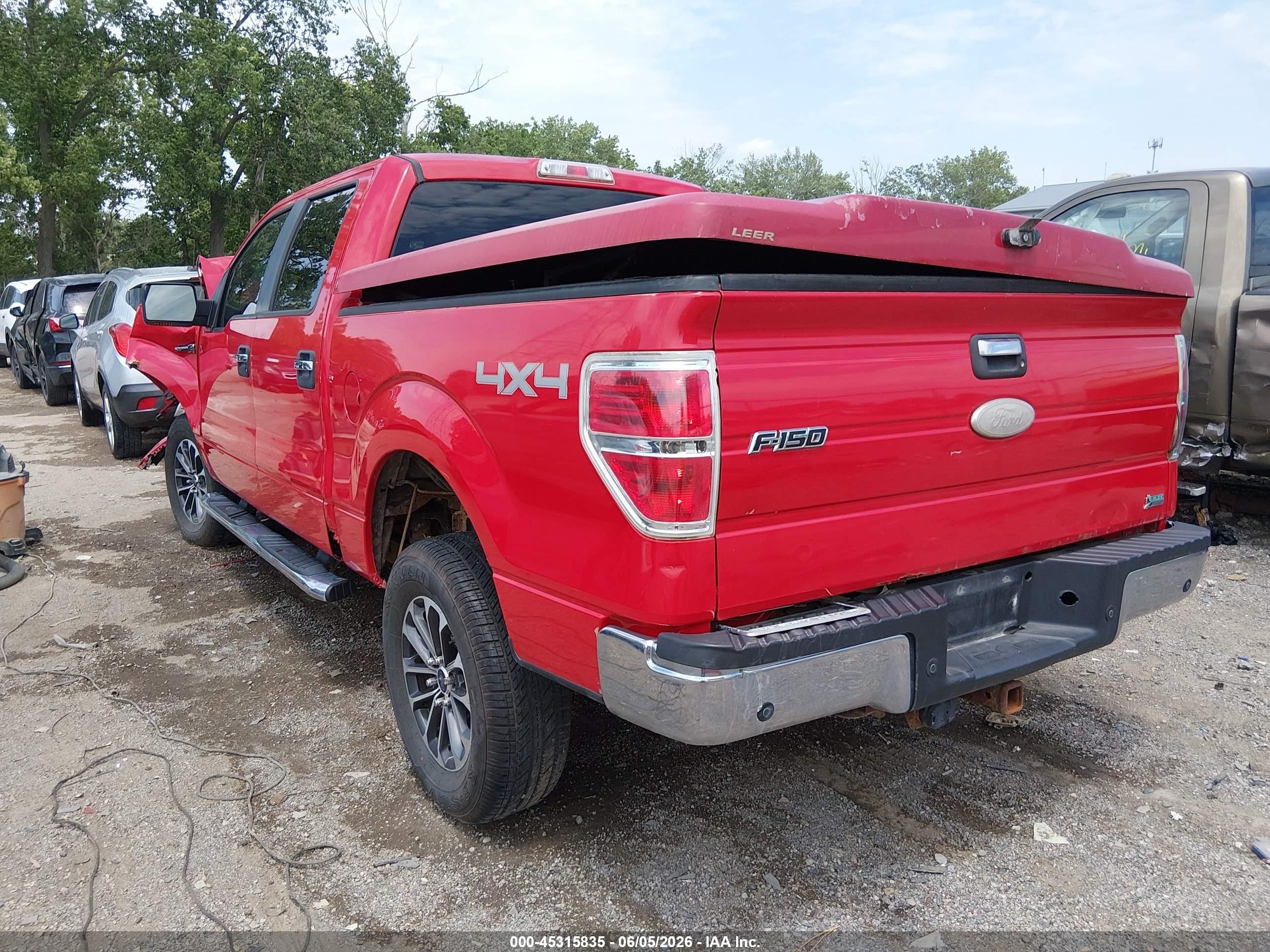 2010 Ford F-150 Fx4/harley-davidson/king Ranch/lariat/platinum/xl/xlt Красный vin: 1FTFW1EV3AFD76063