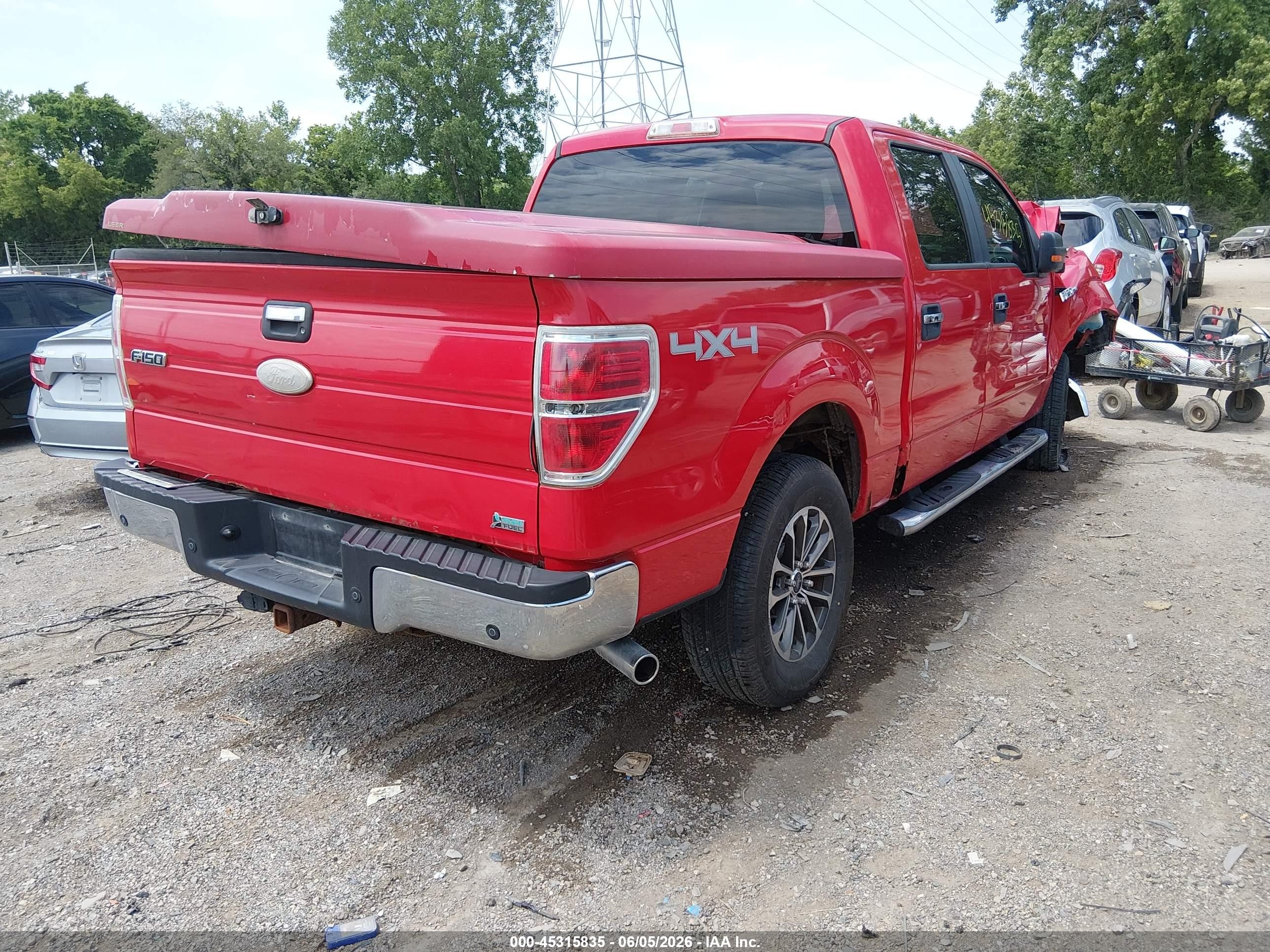2010 Ford F-150 Fx4/harley-davidson/king Ranch/lariat/platinum/xl/xlt Красный vin: 1FTFW1EV3AFD76063