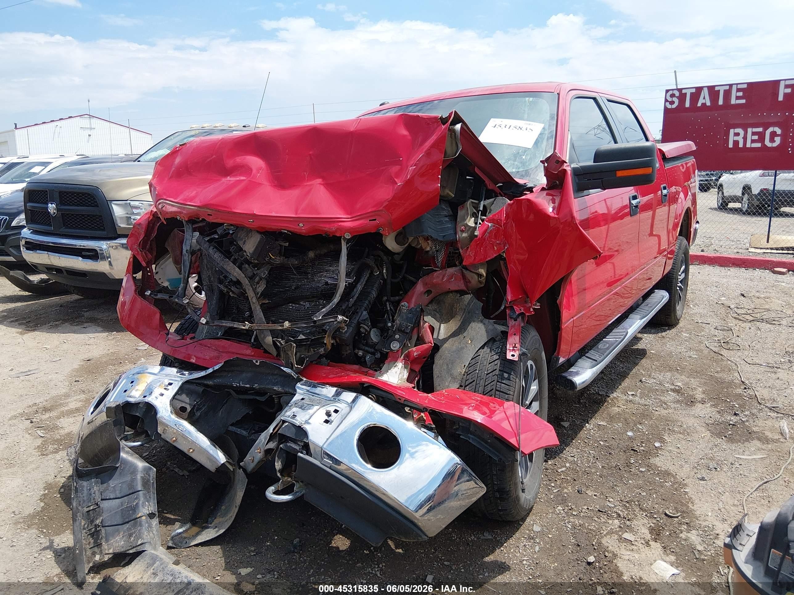 2010 Ford F-150 Fx4/harley-davidson/king Ranch/lariat/platinum/xl/xlt Красный vin: 1FTFW1EV3AFD76063