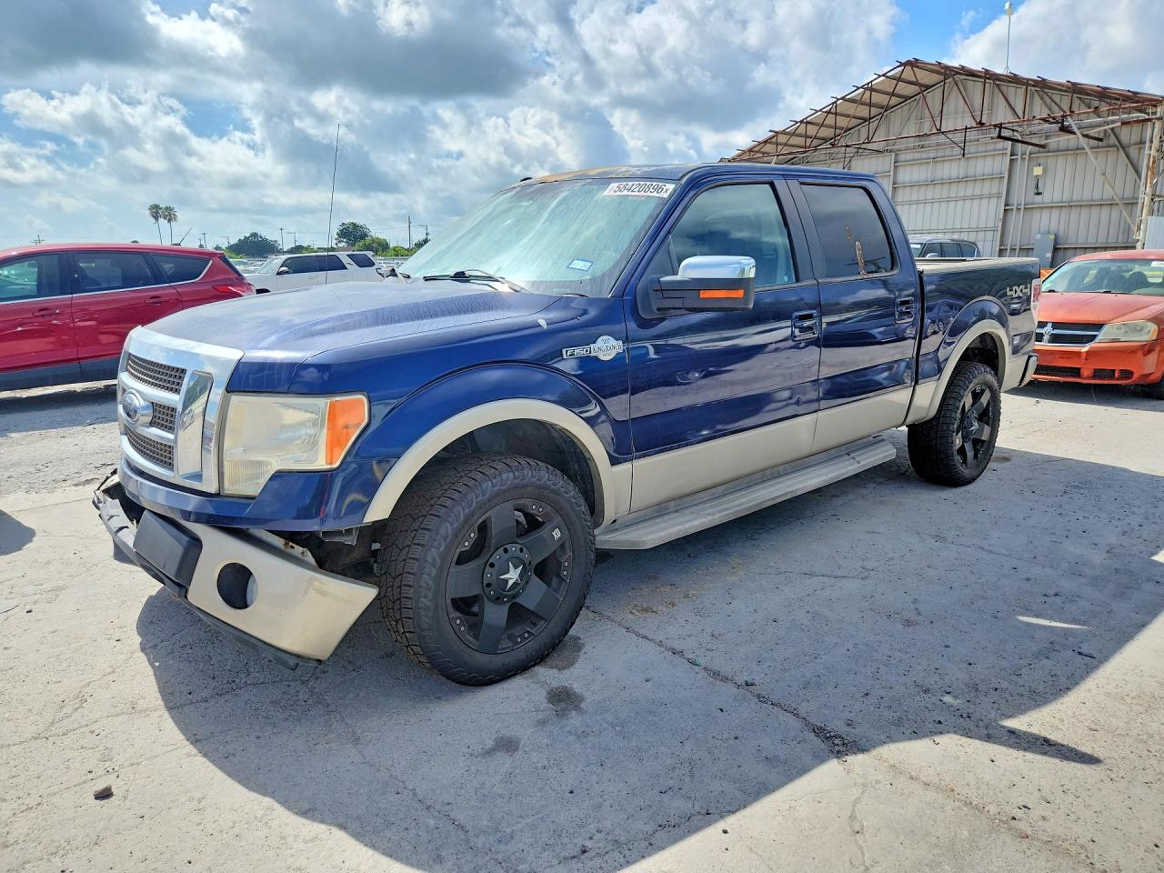 2010 Ford F150 Supercrew Синий vin: 1FTFW1EV3AKB84407