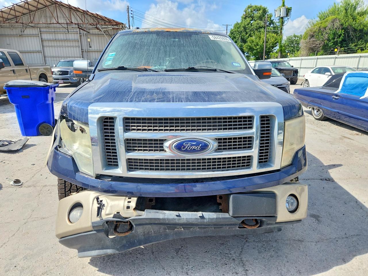 2010 Ford F150 Supercrew Синий vin: 1FTFW1EV3AKB84407