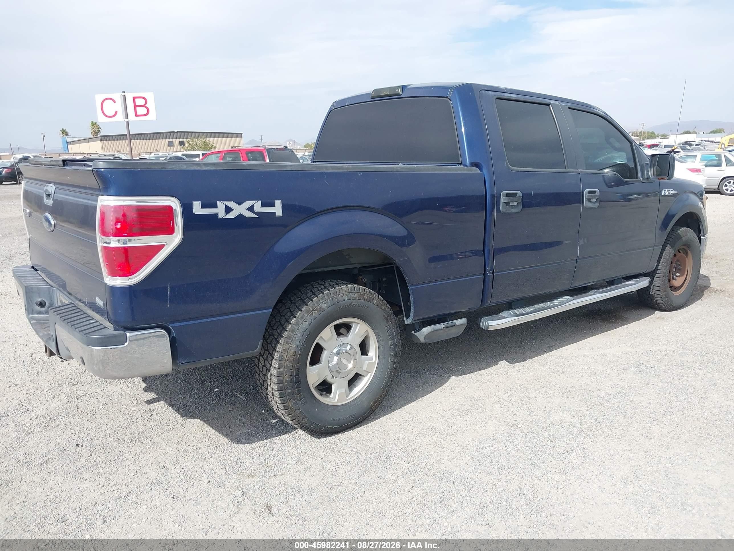 2010 Ford F-150 Fx4/harley-davidson/king Ranch/lariat/platinum/xl/xlt Blue vin: 1FTFW1EV3AKE16746