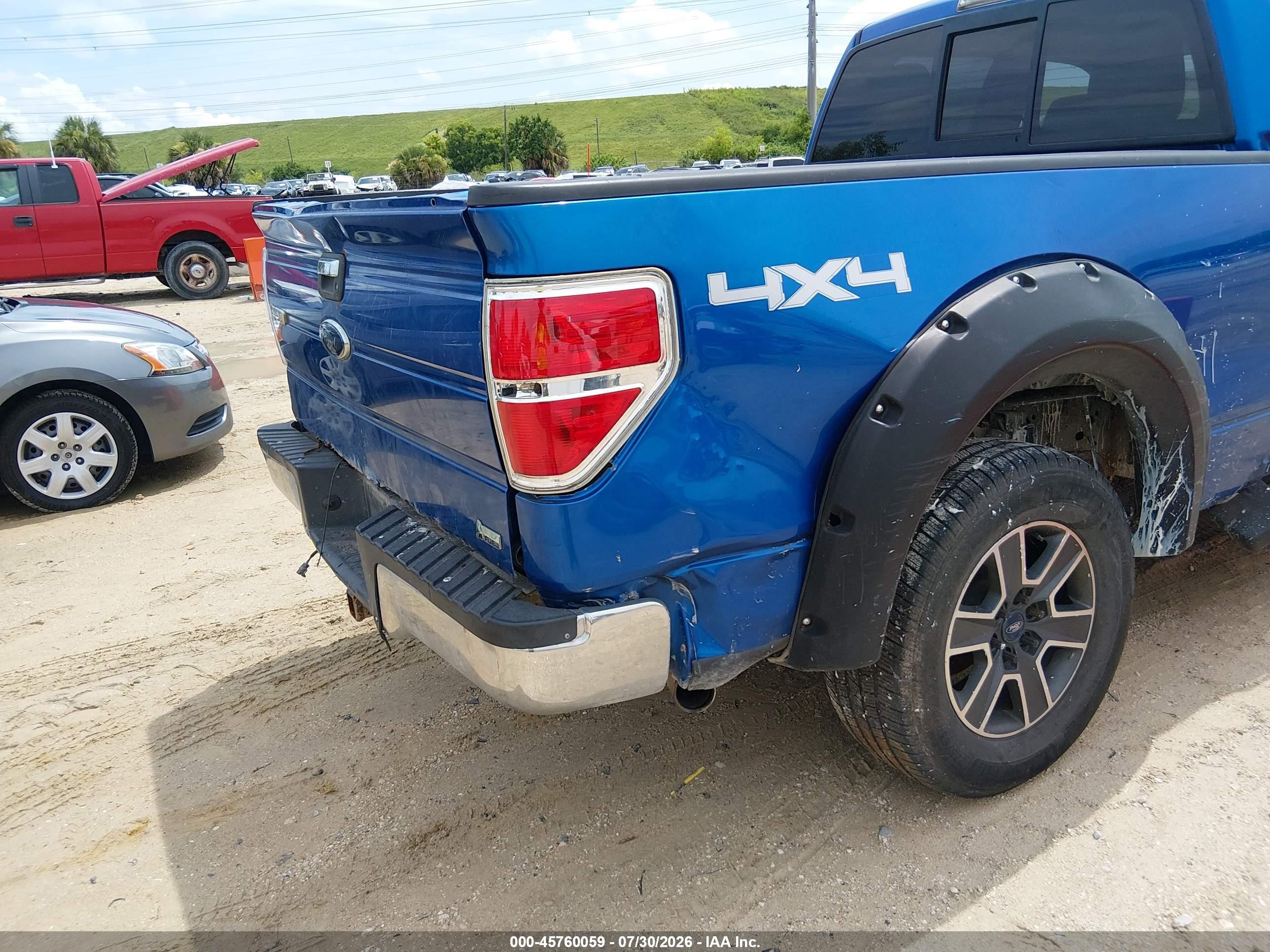2010 Ford F-150 Fx4/harley-davidson/king Ranch/lariat/platinum/xl/xlt Blue vin: 1FTFW1EV4AFA26277
