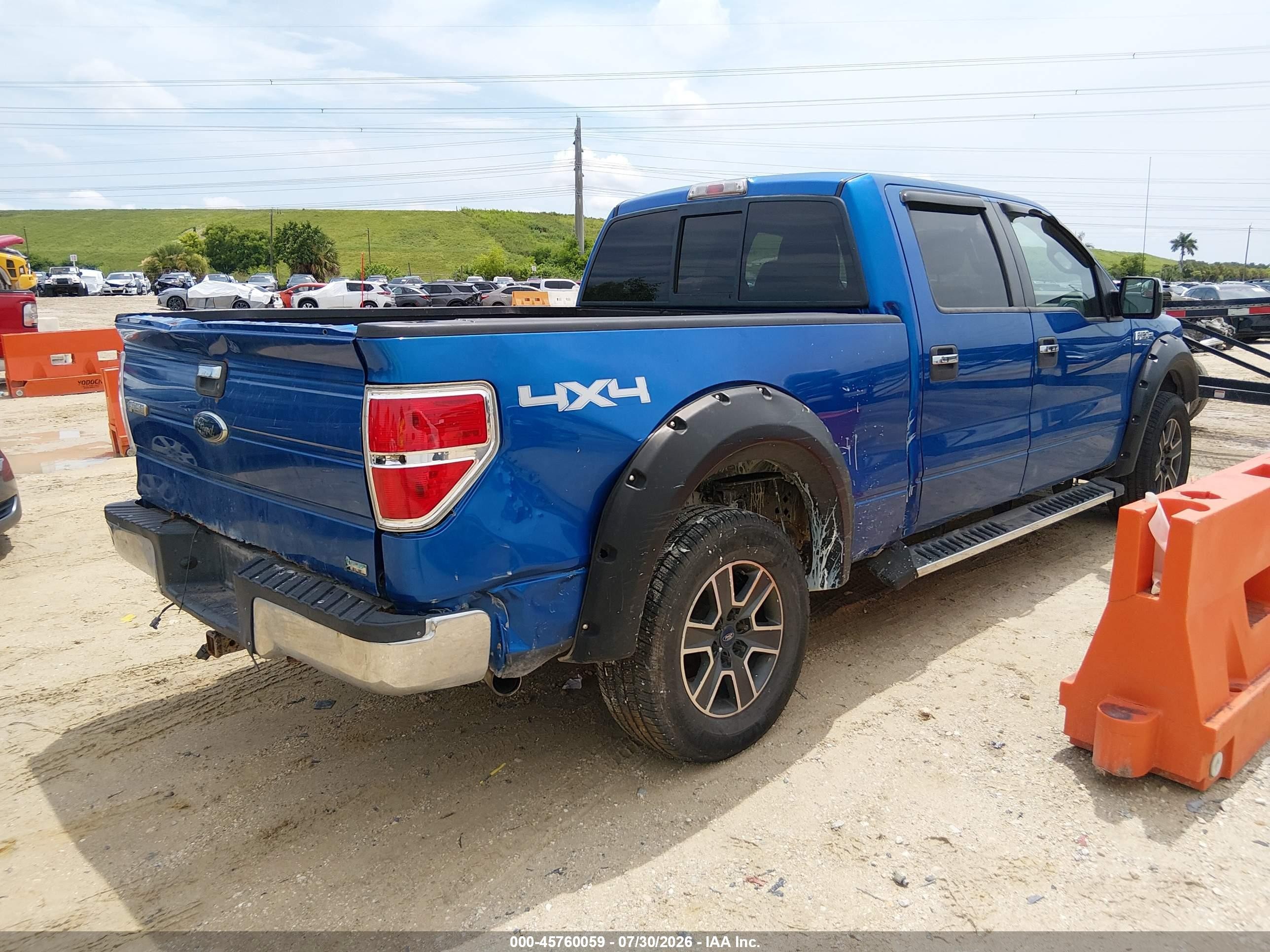 2010 Ford F-150 Fx4/harley-davidson/king Ranch/lariat/platinum/xl/xlt Blue vin: 1FTFW1EV4AFA26277