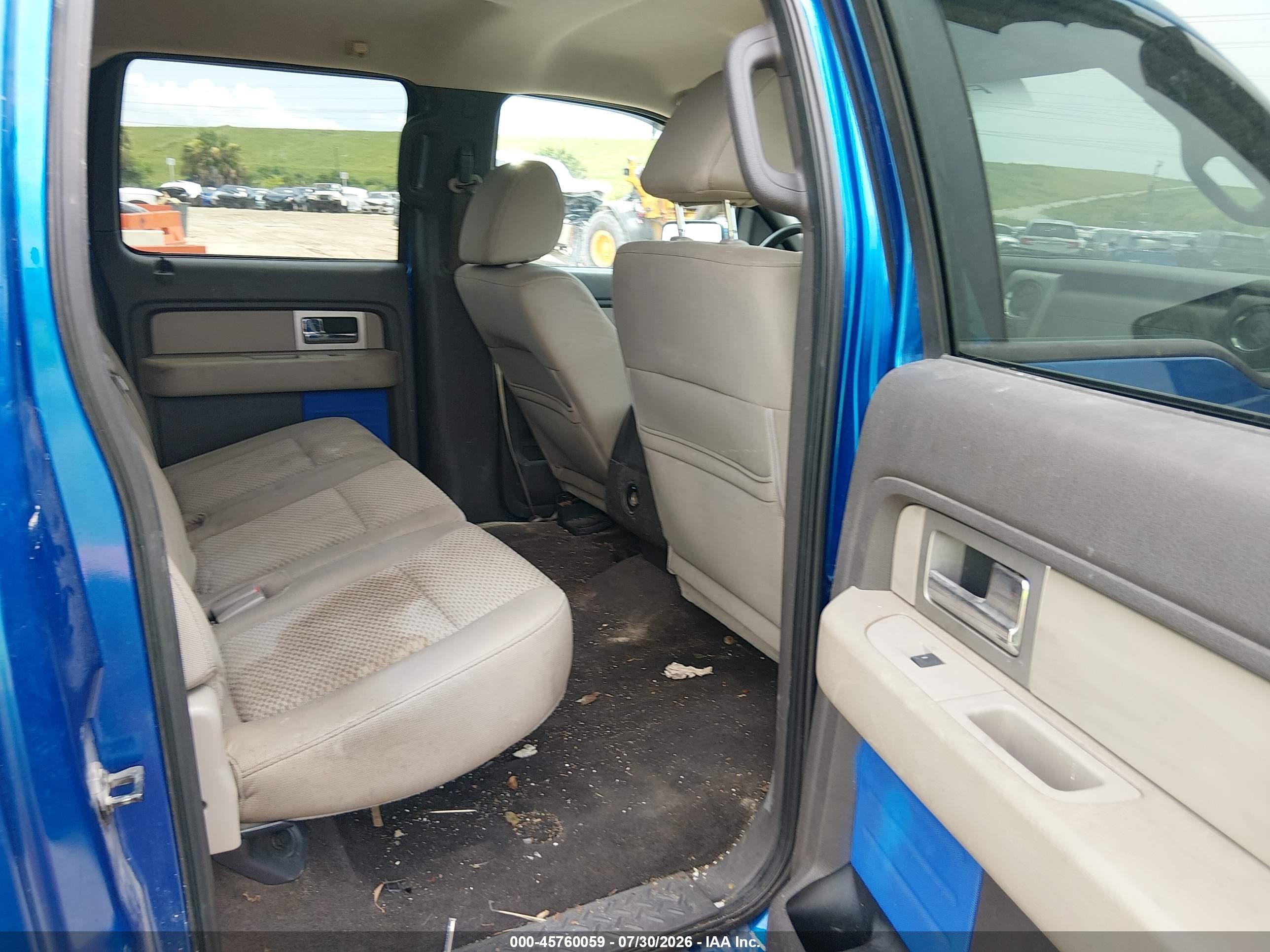 2010 Ford F-150 Fx4/harley-davidson/king Ranch/lariat/platinum/xl/xlt Blue vin: 1FTFW1EV4AFA26277