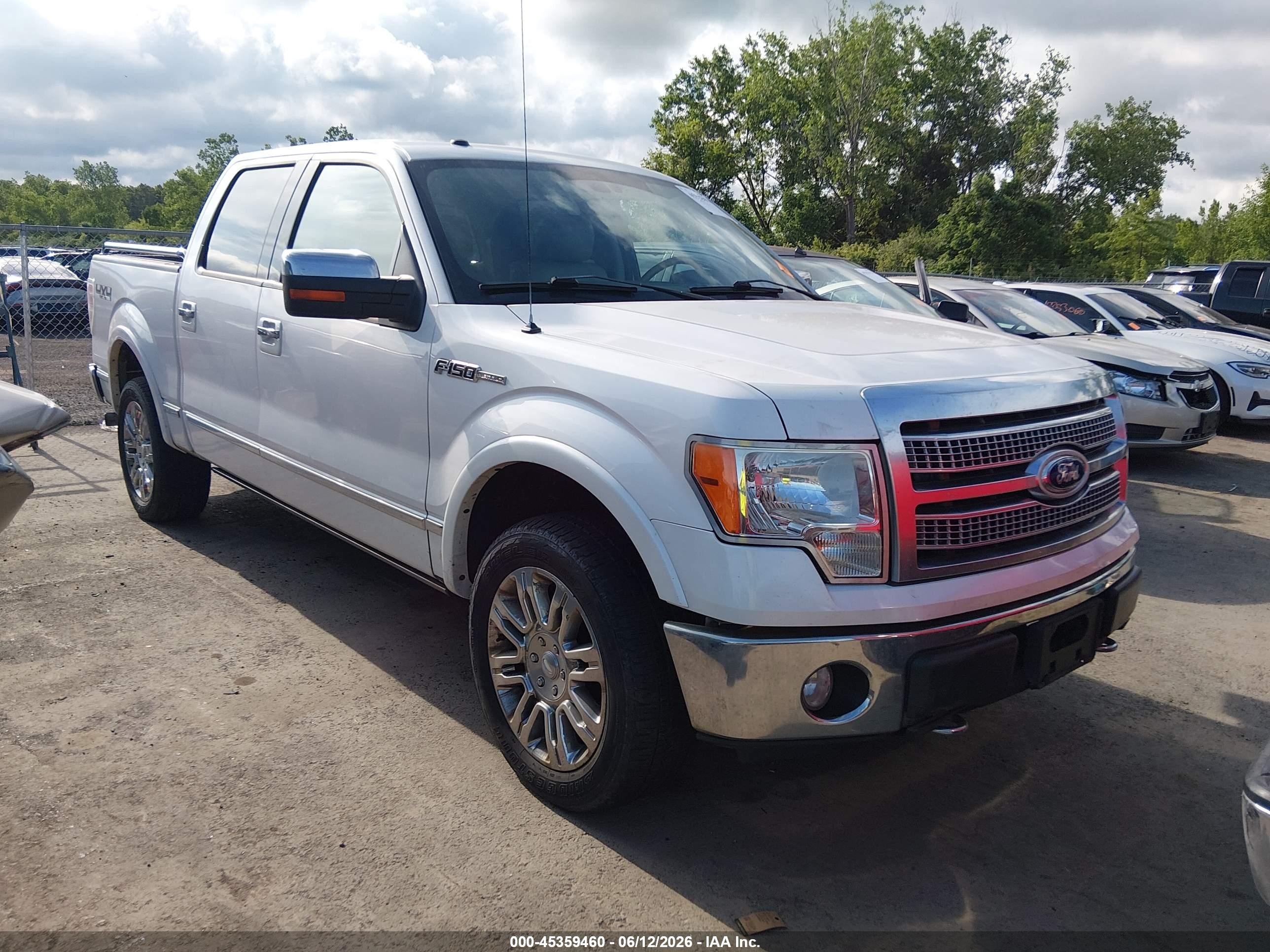 2010 Ford F-150 Fx4/harley-davidson/king Ranch/lariat/platinum/xl/xlt Белый vin: 1FTFW1EV4AFA73860