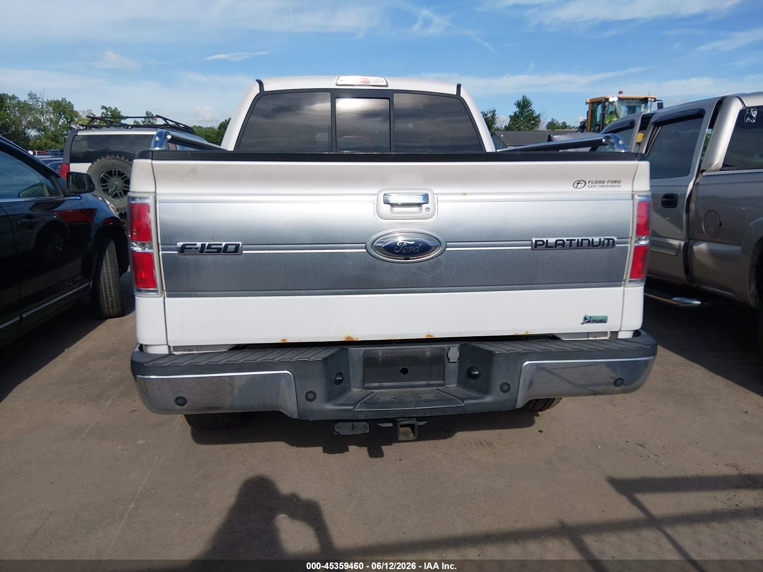 2010 Ford F-150 Fx4/harley-davidson/king Ranch/lariat/platinum/xl/xlt Белый vin: 1FTFW1EV4AFA73860