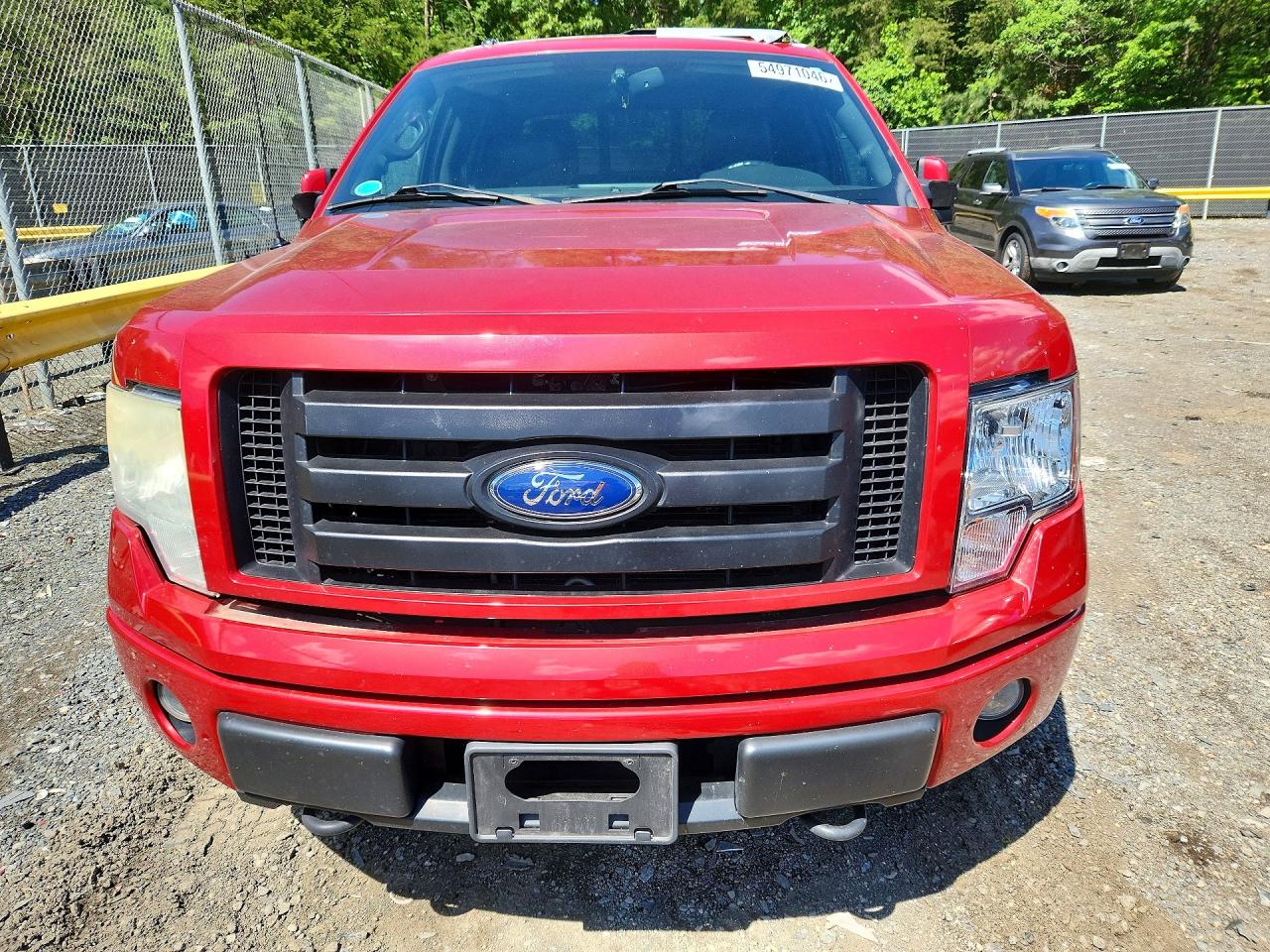 2010 Ford F150 Supercrew Red vin: 1FTFW1EV4AFB45513