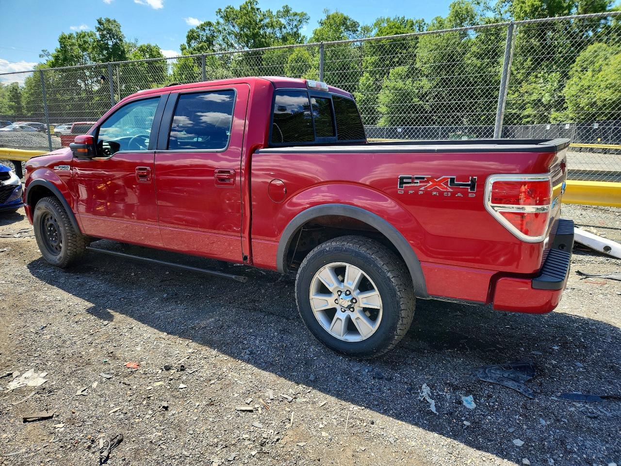 2010 Ford F150 Supercrew Red vin: 1FTFW1EV4AFB45513