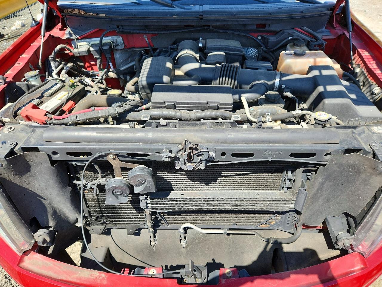 2010 Ford F150 Supercrew Red vin: 1FTFW1EV4AFB45513