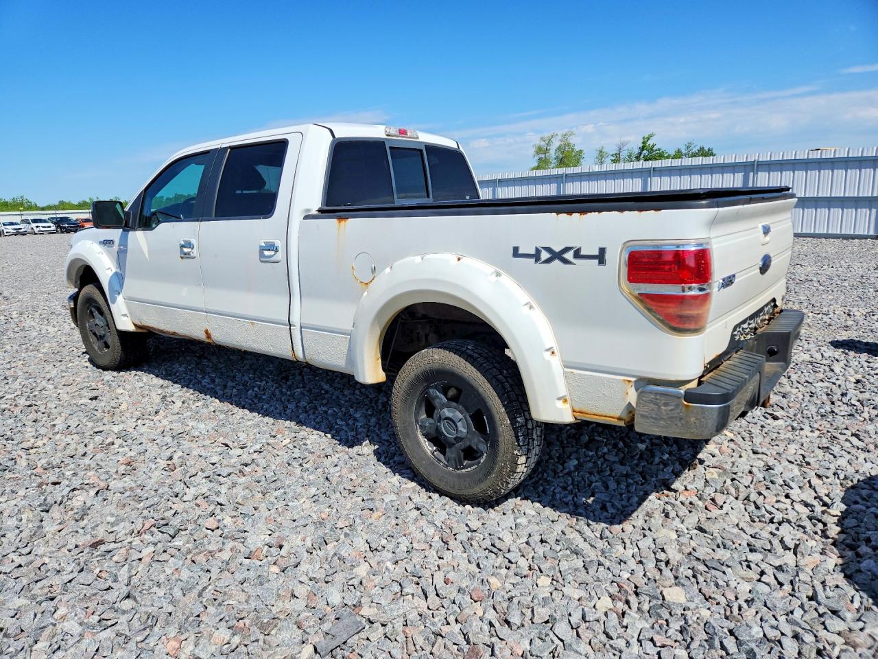 2010 Ford F150 Supercrew White vin: 1FTFW1EV4AFB92668