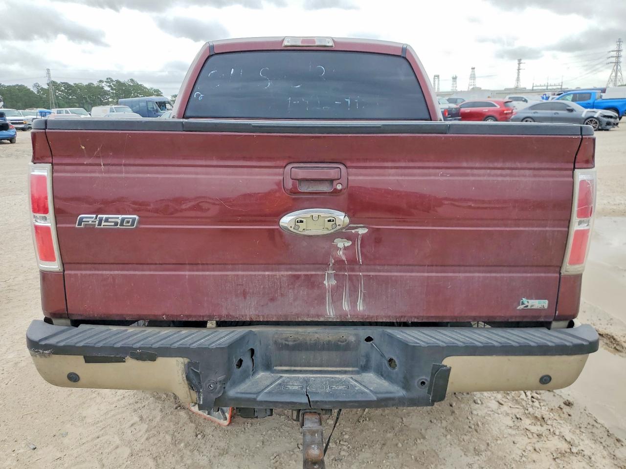2010 Ford F150 Supercrew Maroon vin: 1FTFW1EV4AFC50231