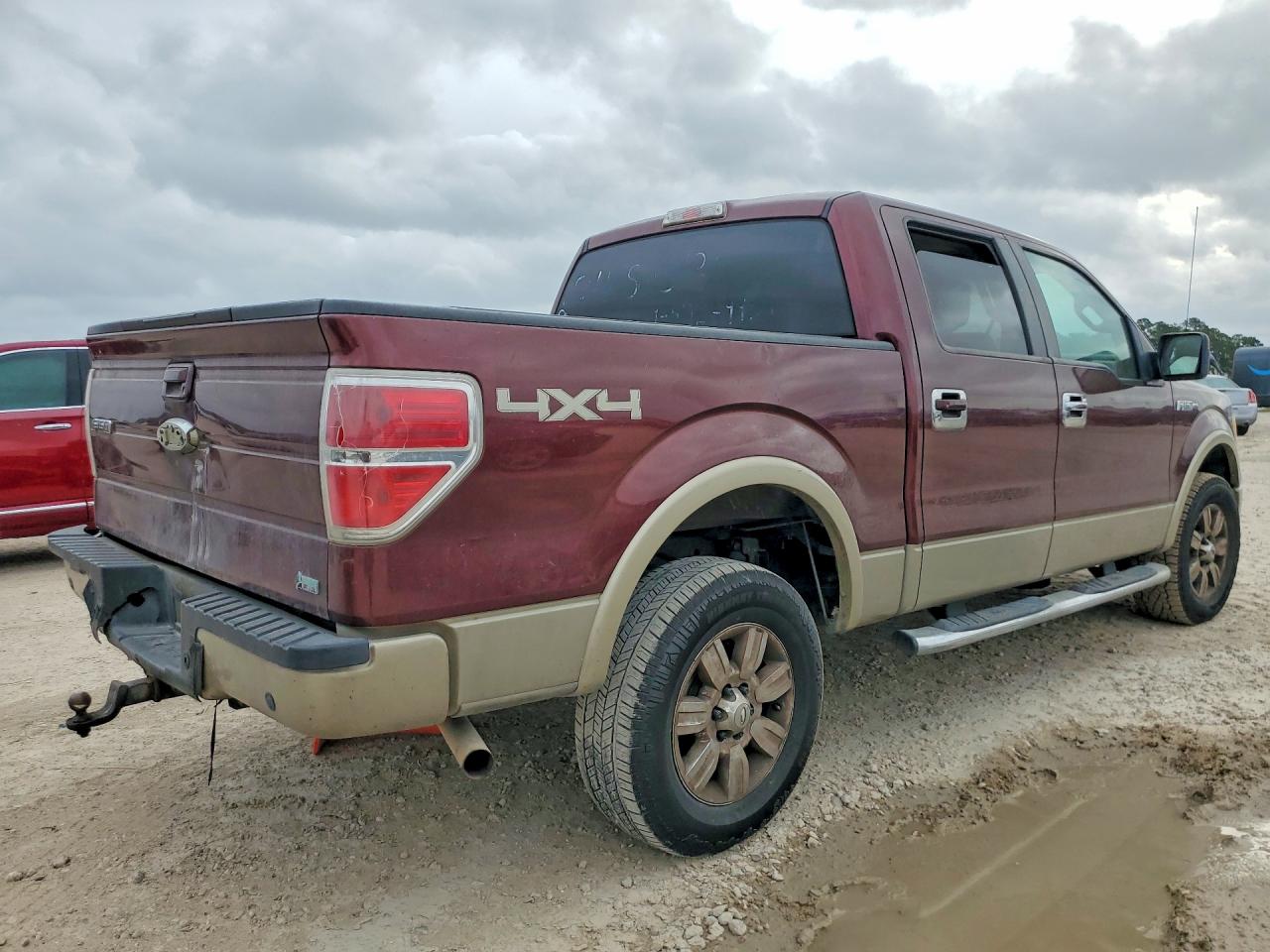 2010 Ford F150 Supercrew Maroon vin: 1FTFW1EV4AFC50231