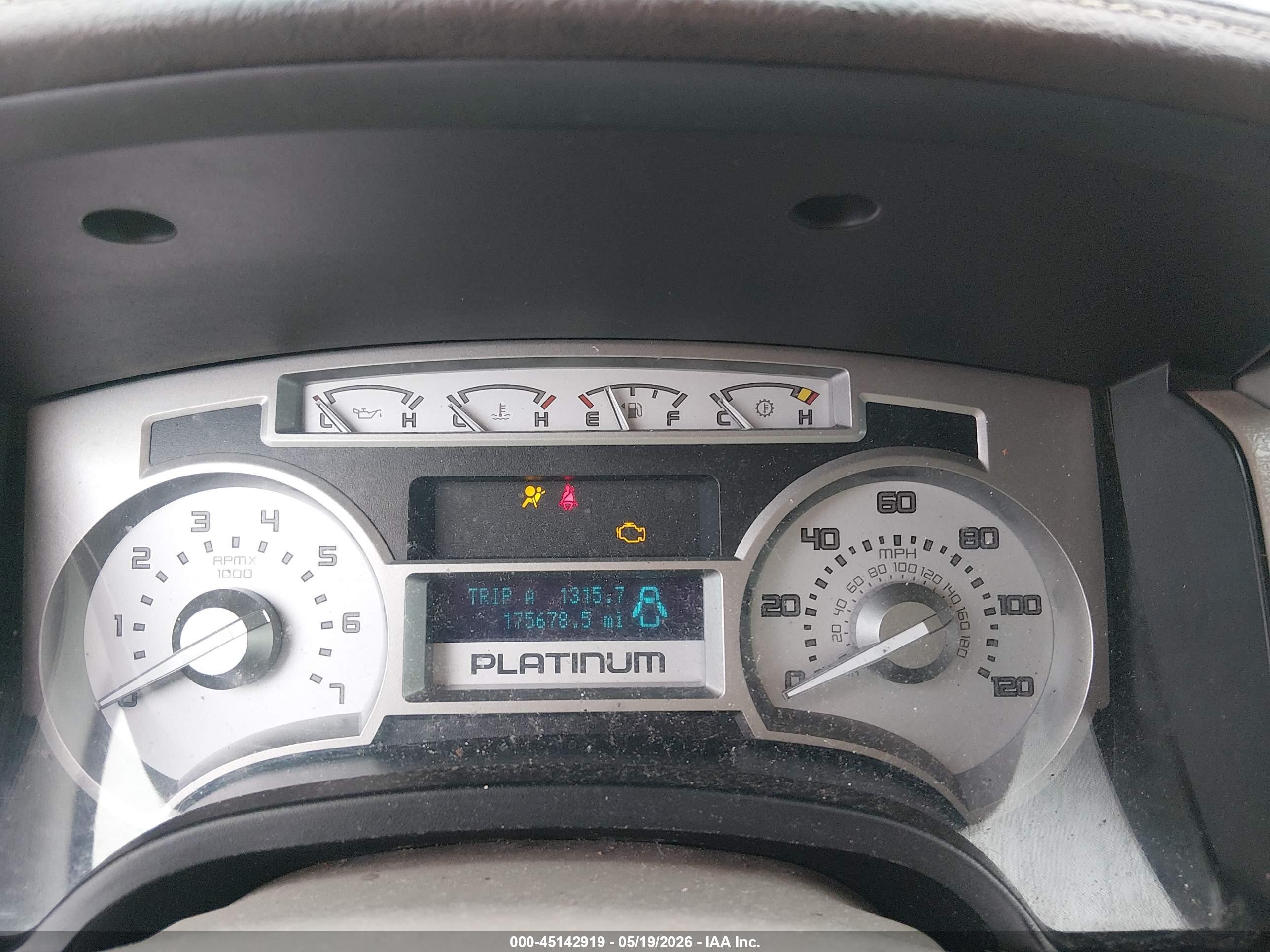 2010 Ford F-150 Fx4/harley-davidson/king Ranch/lariat/platinum/xl/xlt Gray vin: 1FTFW1EV4AFC51069