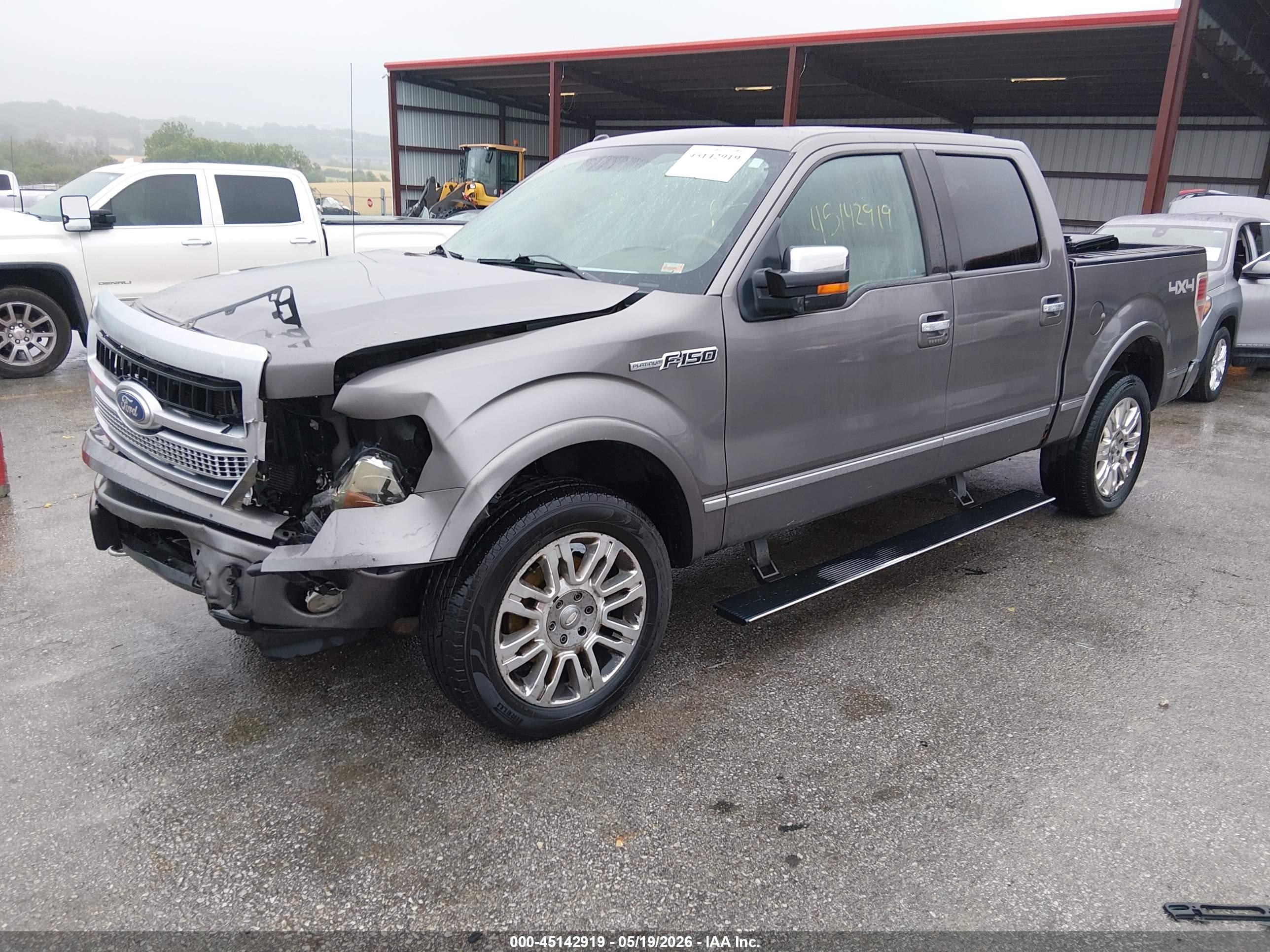 2010 Ford F-150 Fx4/harley-davidson/king Ranch/lariat/platinum/xl/xlt Gray vin: 1FTFW1EV4AFC51069