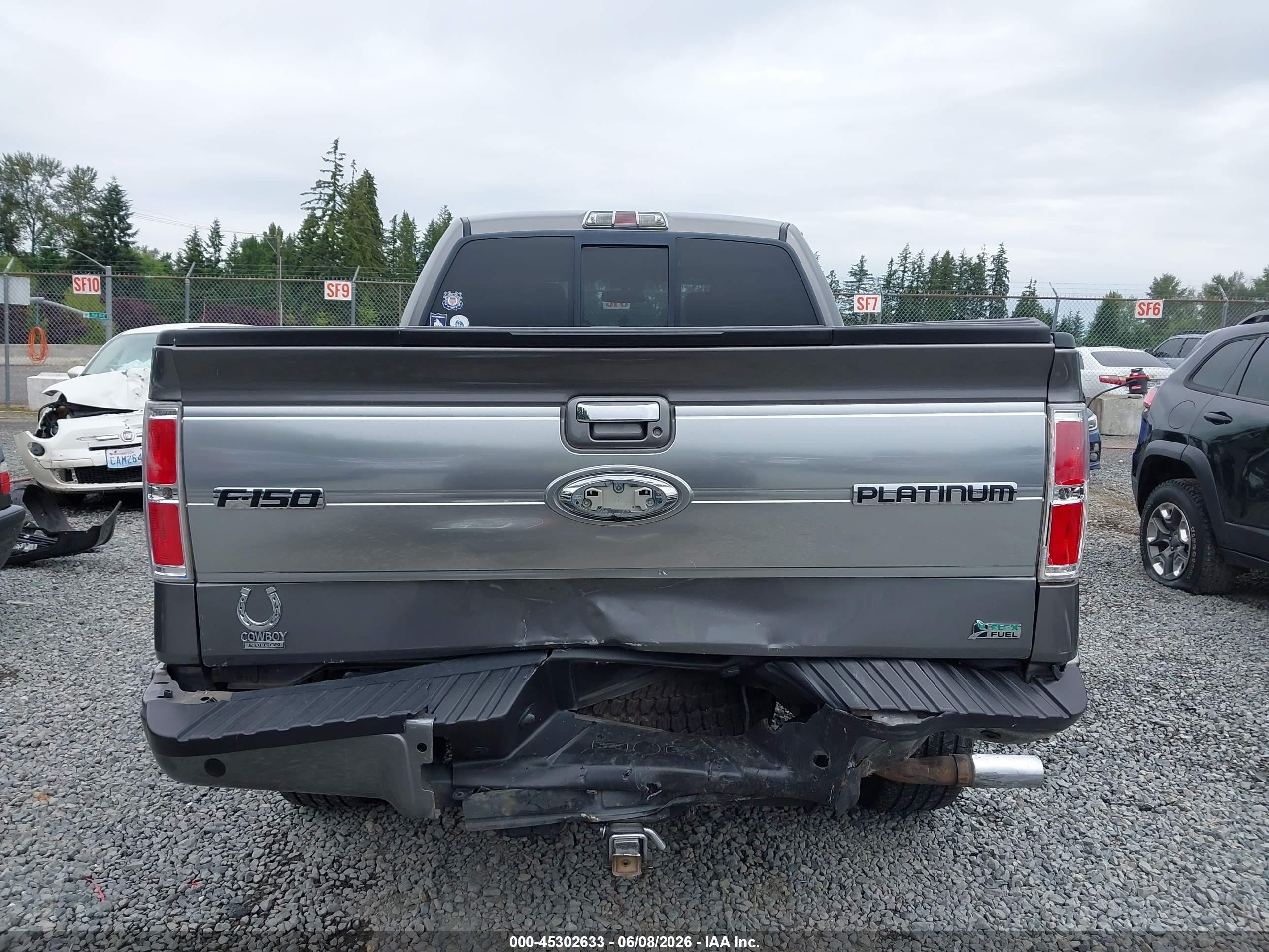 2010 Ford F-150 Fx4/harley-davidson/king Ranch/lariat/platinum/xl/xlt Gray vin: 1FTFW1EV4AFC92043