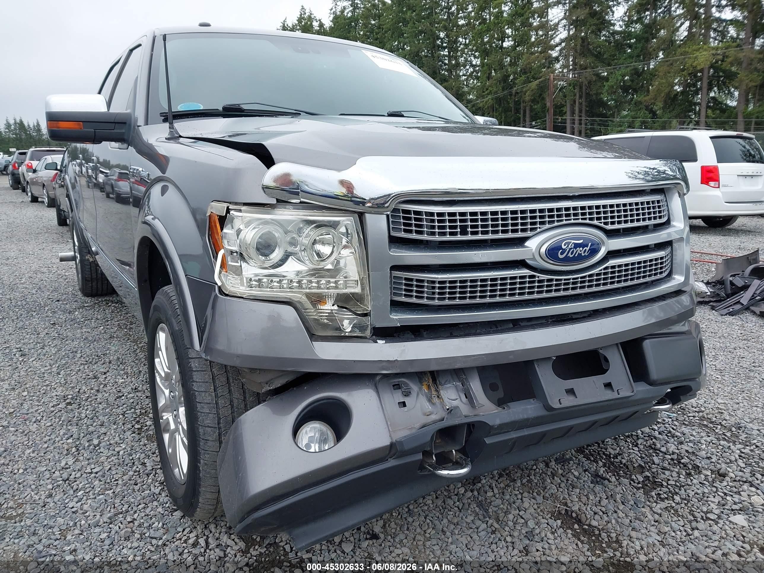 2010 Ford F-150 Fx4/harley-davidson/king Ranch/lariat/platinum/xl/xlt Gray vin: 1FTFW1EV4AFC92043