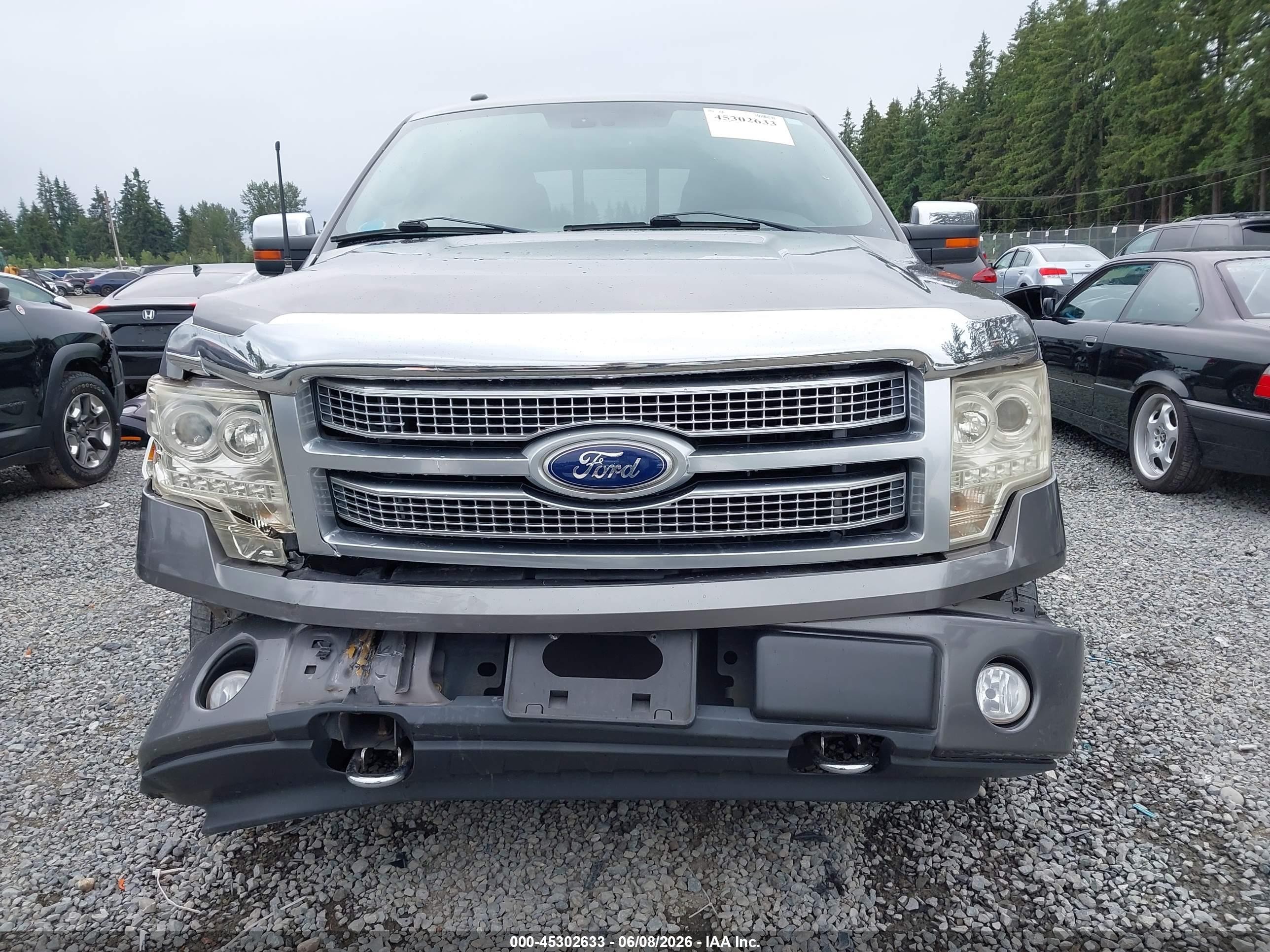 2010 Ford F-150 Fx4/harley-davidson/king Ranch/lariat/platinum/xl/xlt Gray vin: 1FTFW1EV4AFC92043