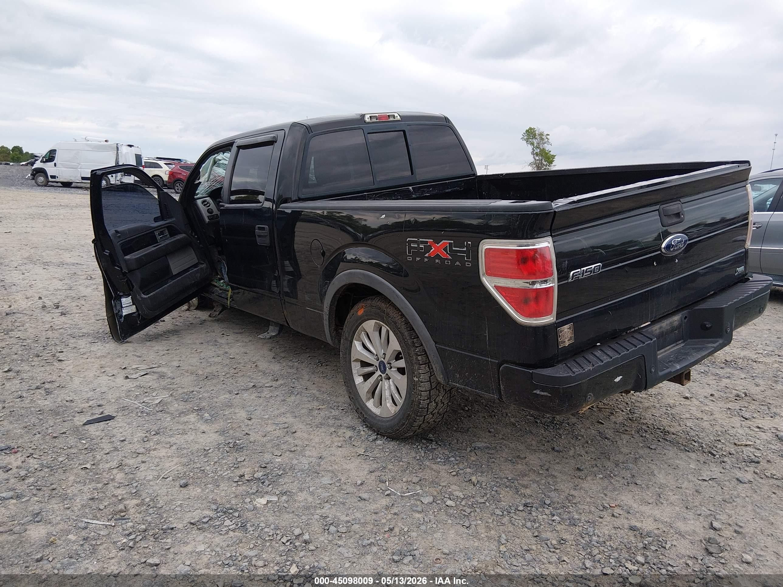 2010 Ford F-150 Fx4 Black vin: 1FTFW1EV4AFD10525