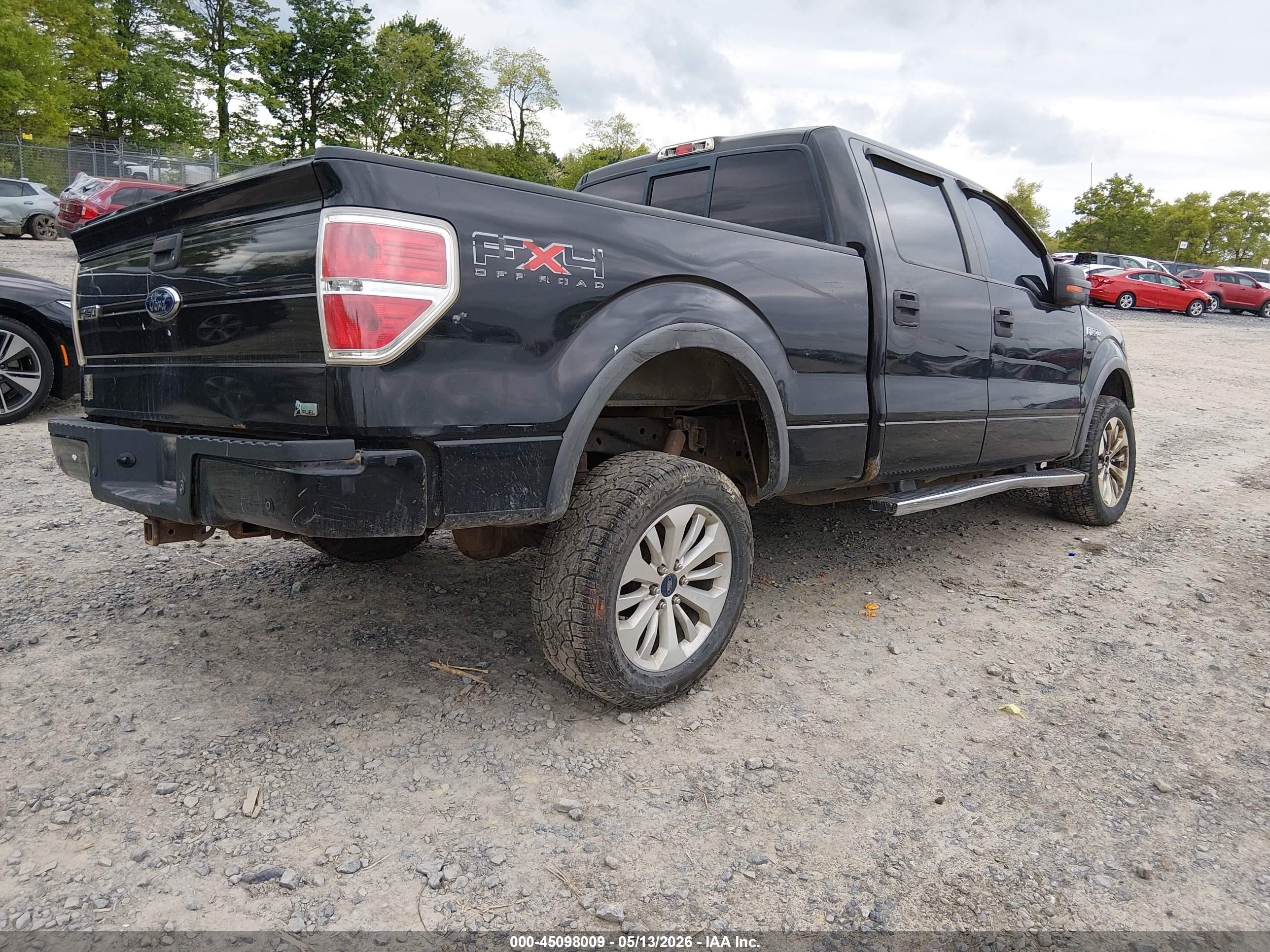 2010 Ford F-150 Fx4 Black vin: 1FTFW1EV4AFD10525