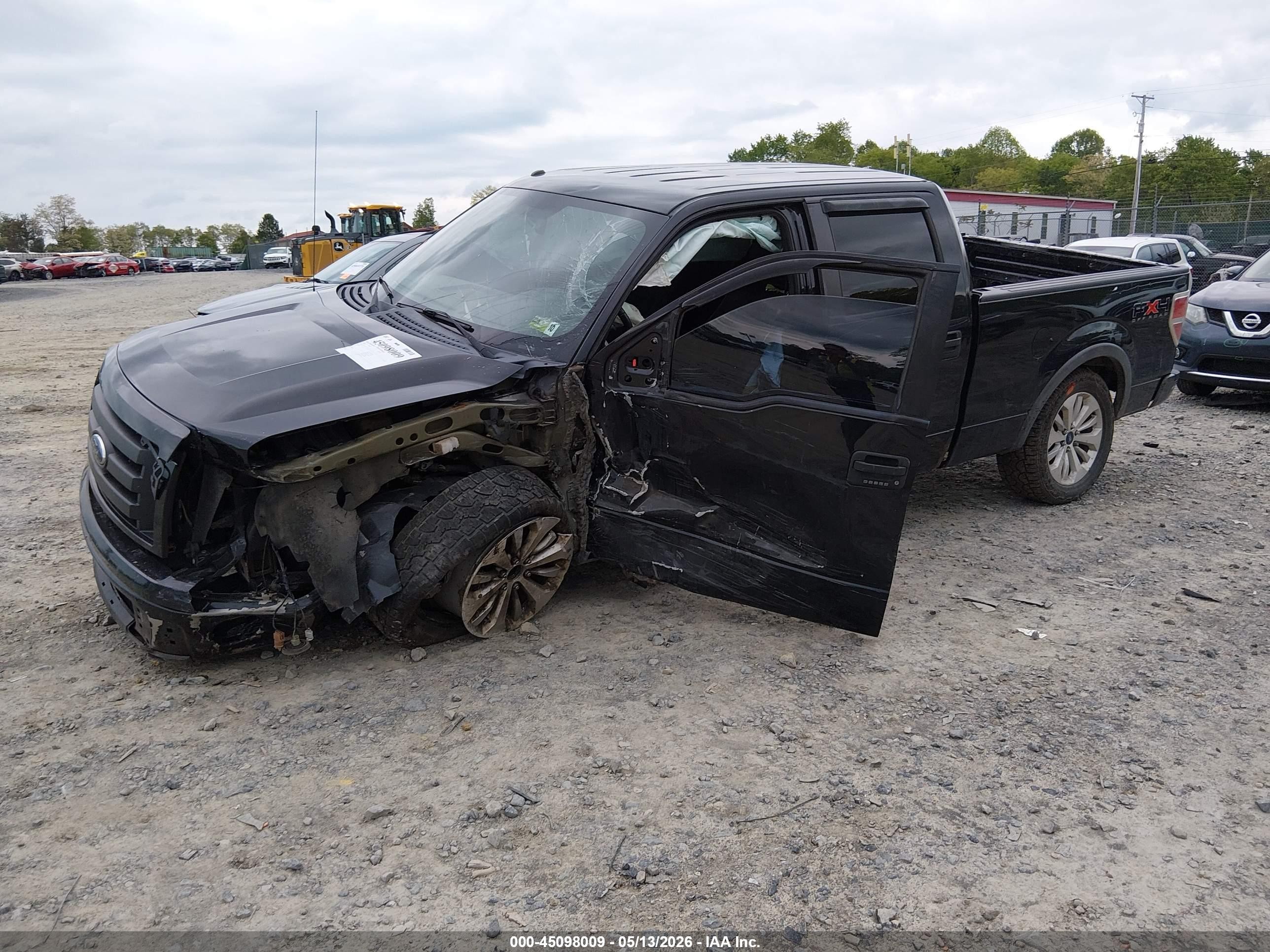 2010 Ford F-150 Fx4 Black vin: 1FTFW1EV4AFD10525