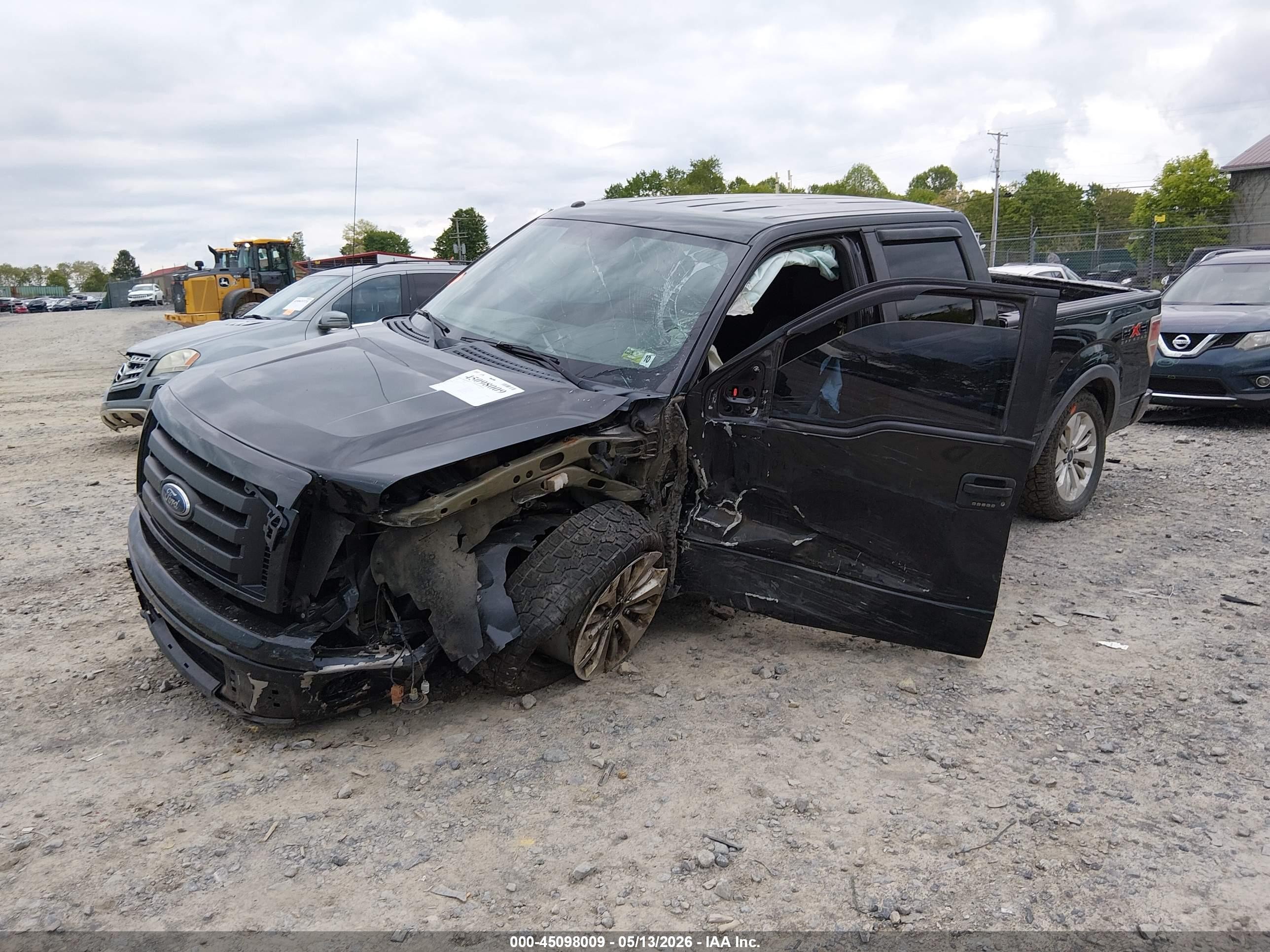 2010 Ford F-150 Fx4 Black vin: 1FTFW1EV4AFD10525