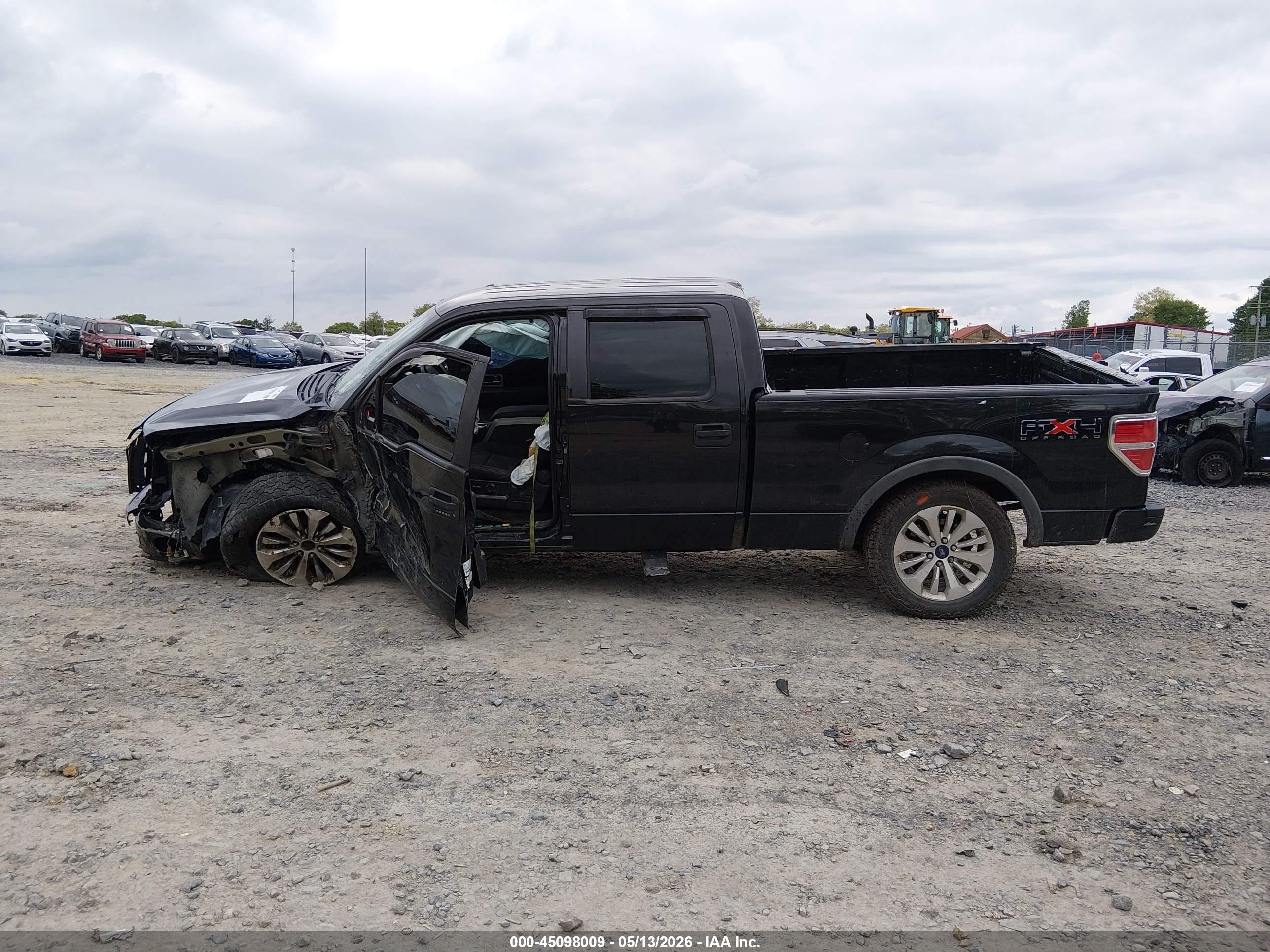 2010 Ford F-150 Fx4 Black vin: 1FTFW1EV4AFD10525